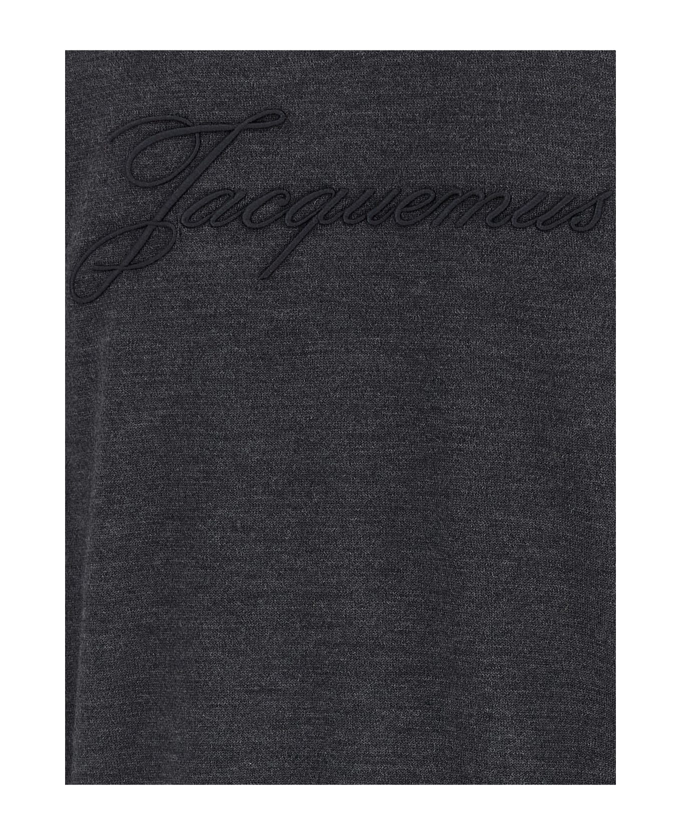 Jacquemus 
le Sweater Brodé
 Sweater - Gray