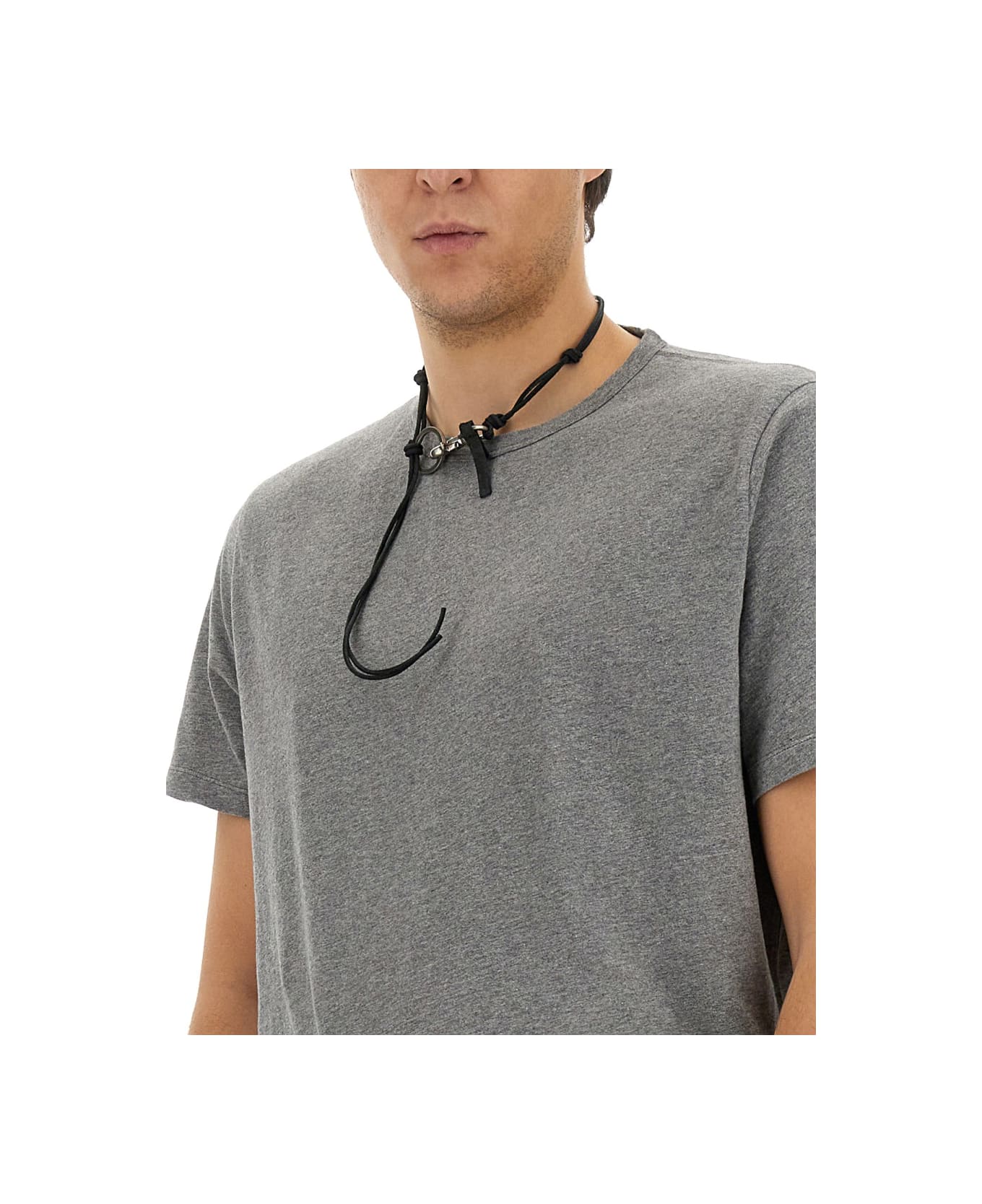 Our Legacy Cotton T-shirt - Grey Melange Clean Jersey