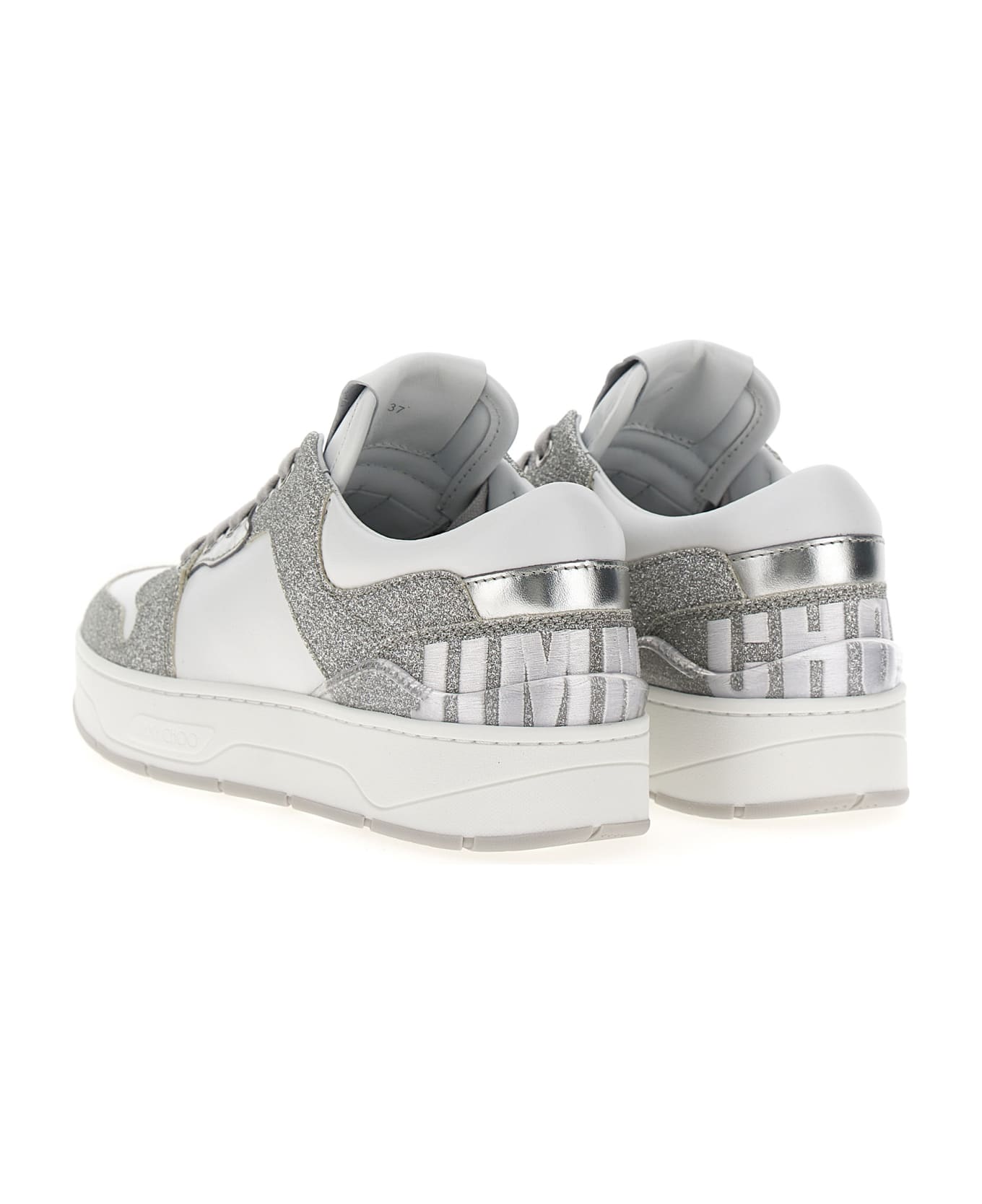 Jimmy Choo Florence Sneakers - X Silver White