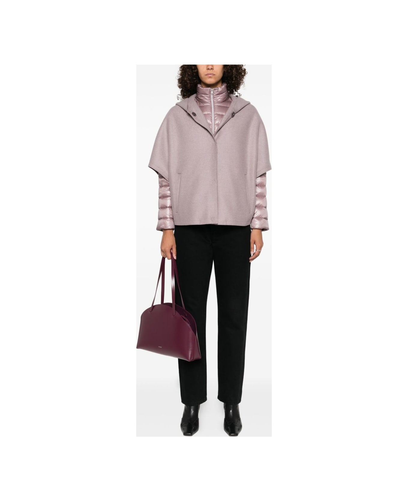 Herno Hooded Puffer Jacket - Pink