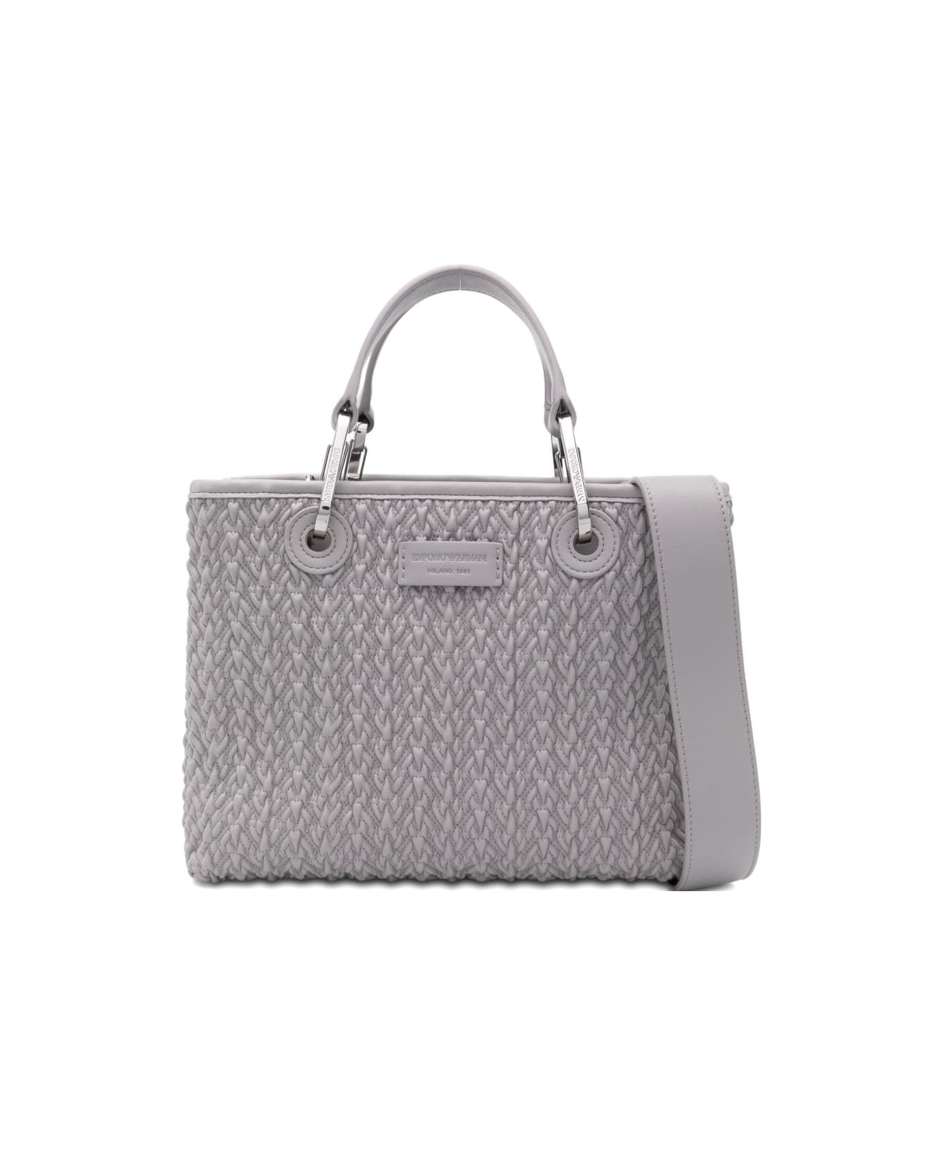 Emporio Armani Myea Small Shopping Bag - Grey