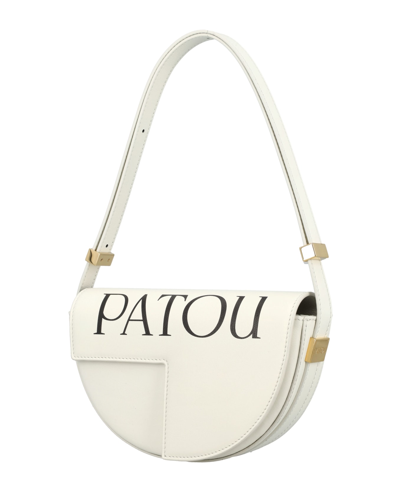 Patou Le Petit Patou Logo Bag - WHITE BLACK