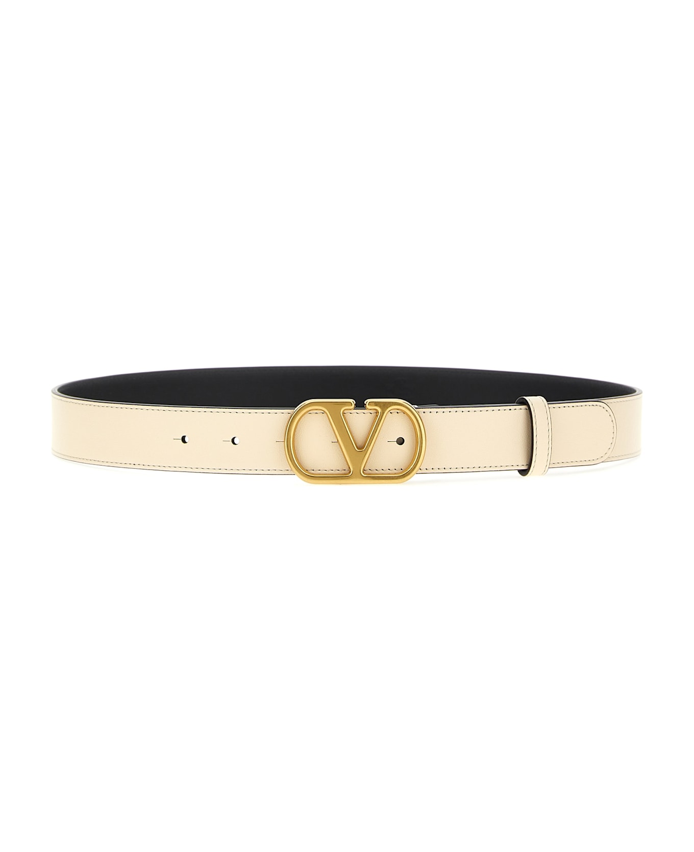 Valentino Garavani 'vlogo Signature' Belt - White