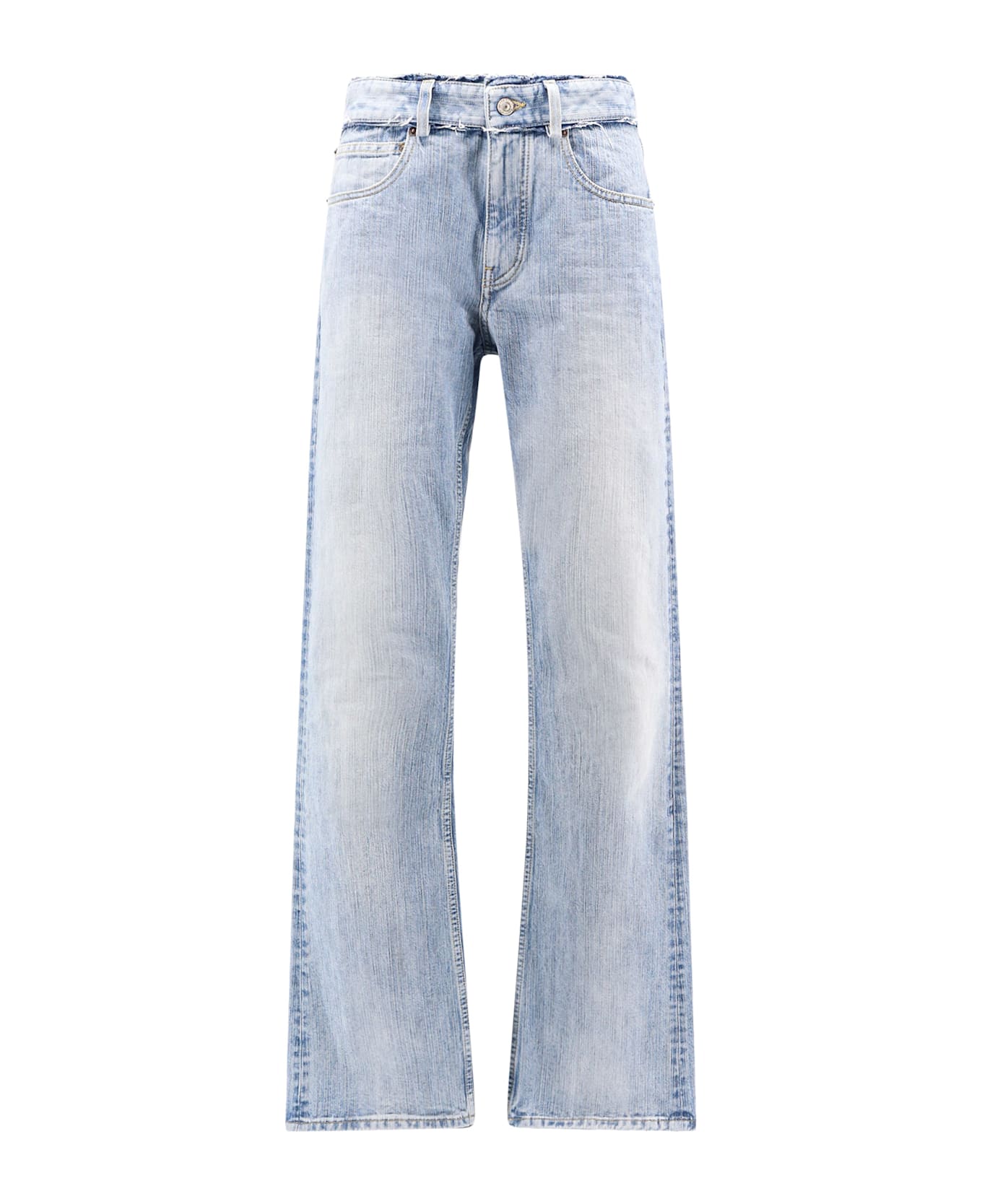 Balenciaga Cotton Denim Jeans - Blue