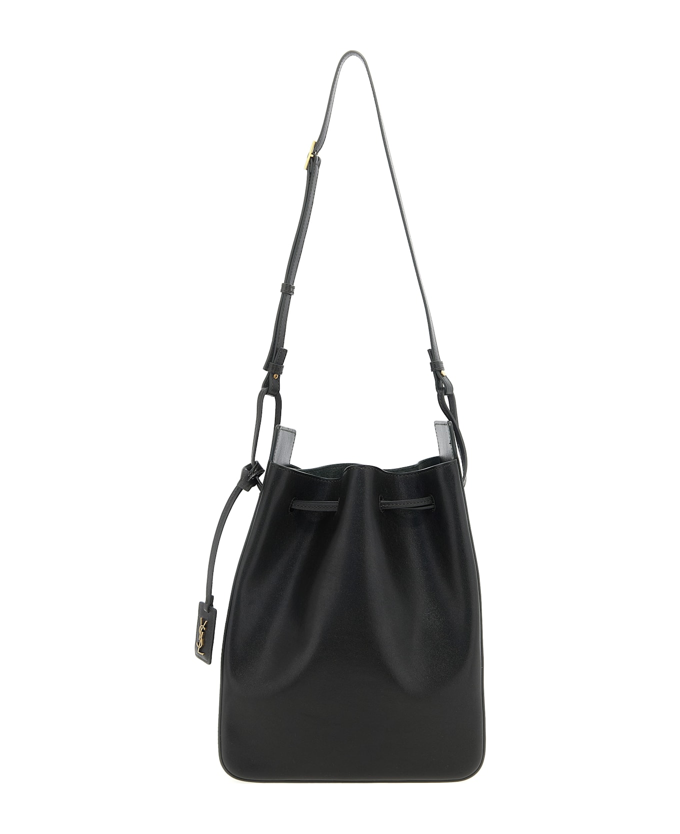 Large Leather Bucket Bag - Thumbnail 2