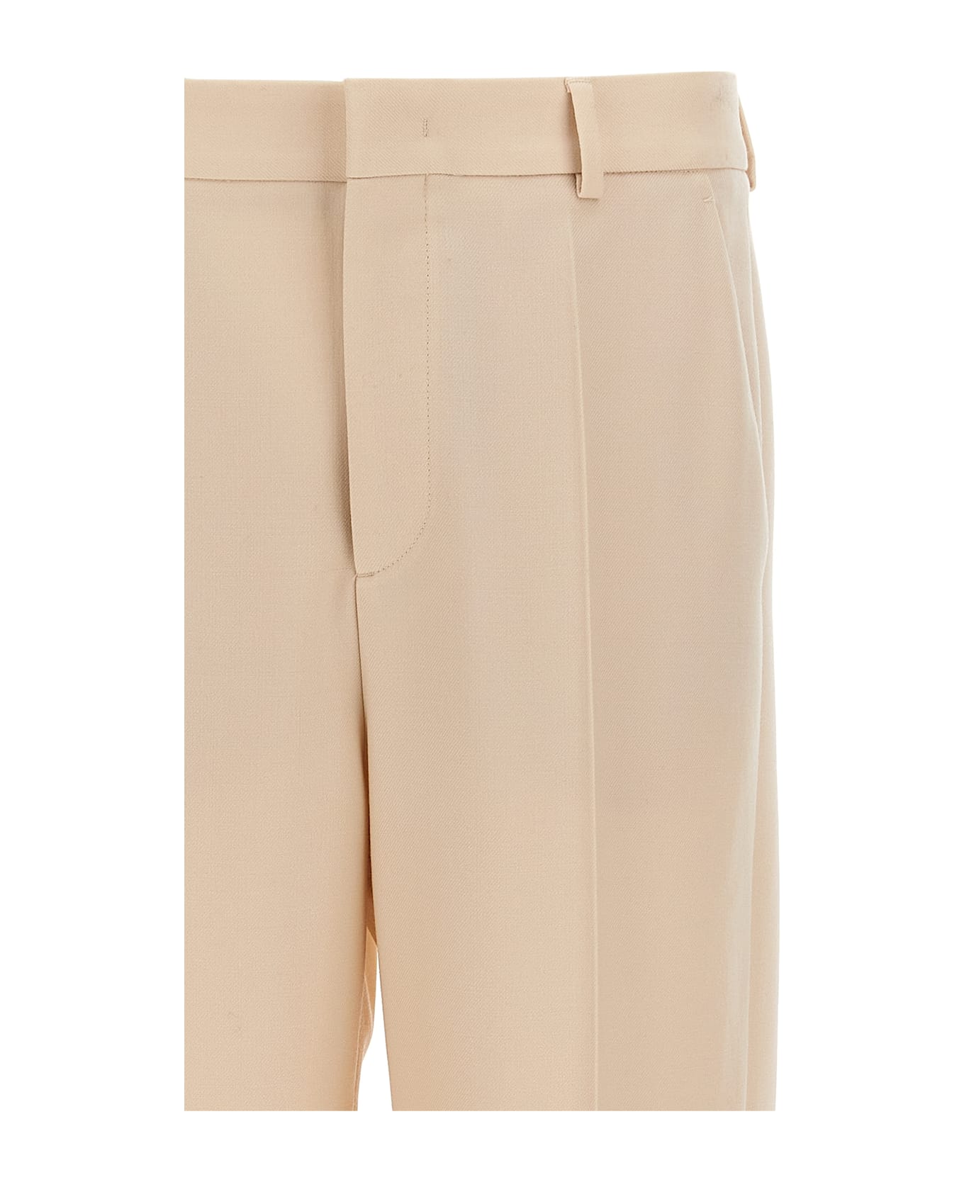 Valentino Garavani Wool Pants - Beige