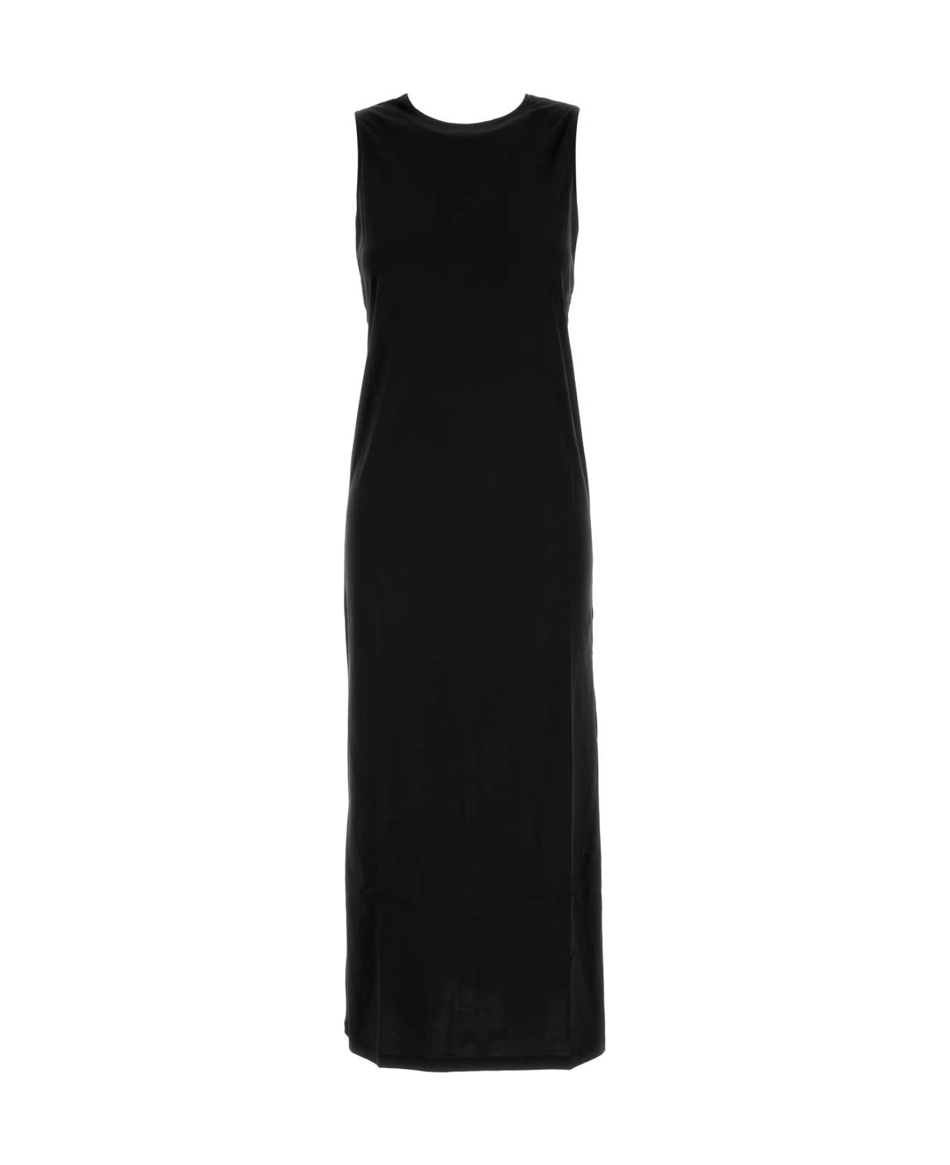 Loulou Studio Black Cotton Rayna Dress - BLACK