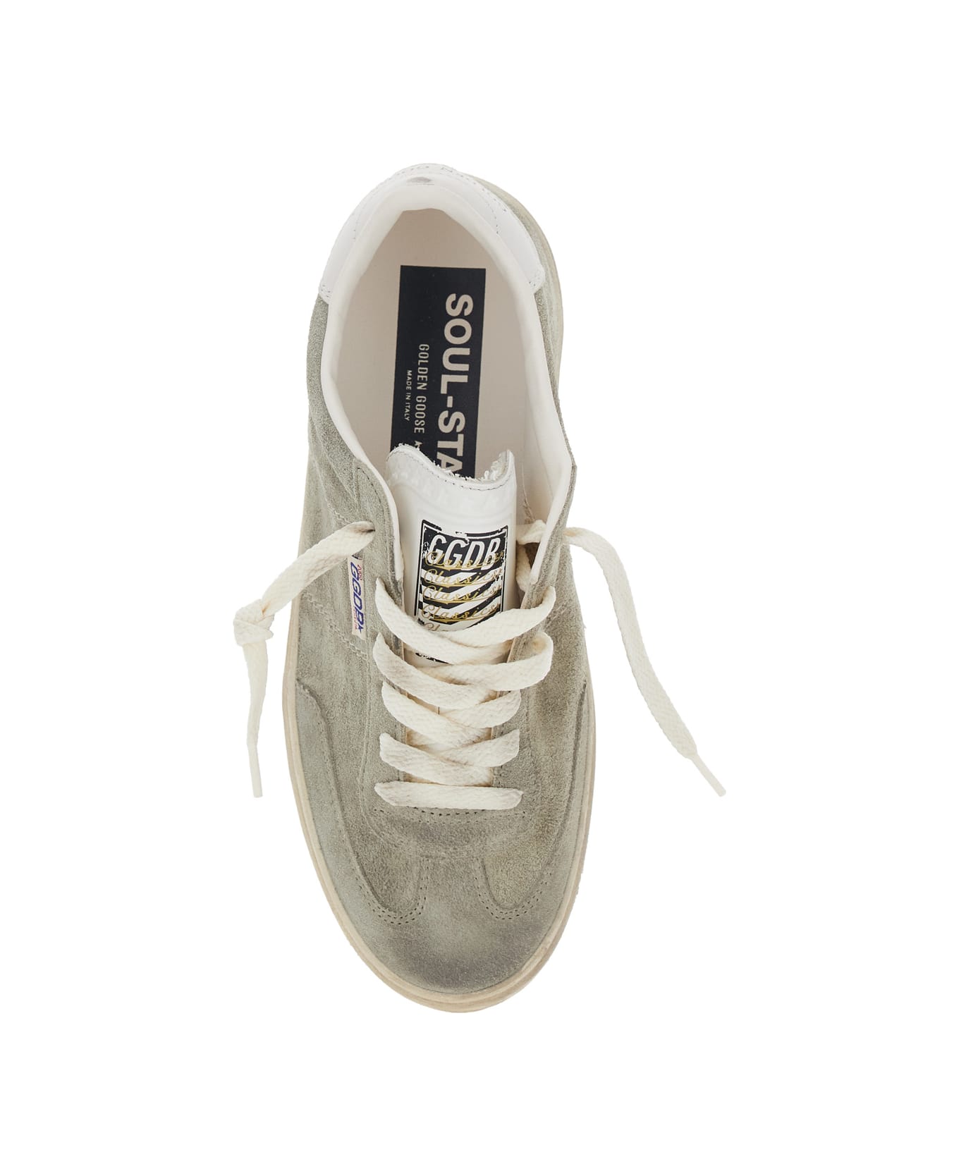 Golden Goose Soul-star Suede Upper Hf Leather Tongue Leather Heel - Beige