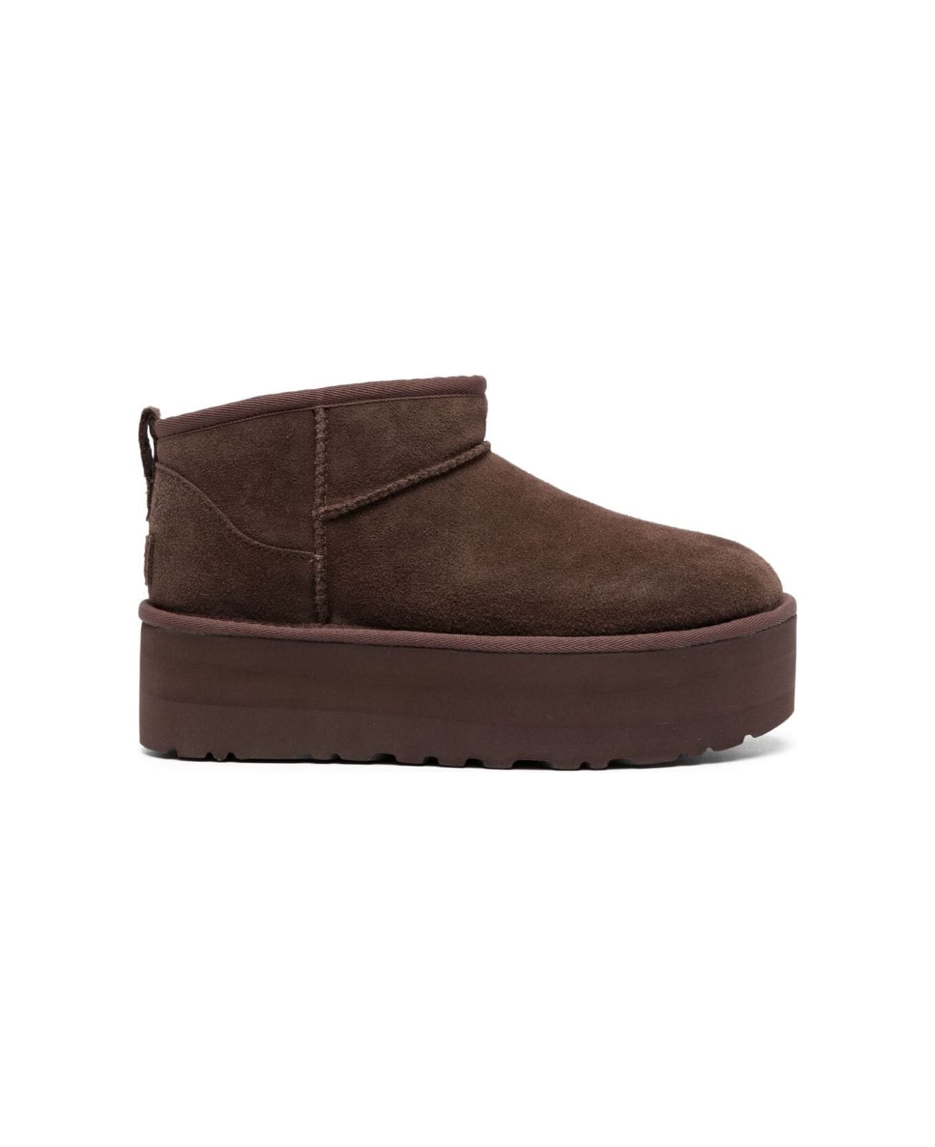 UGG Classic Ultra Mini Platform Boots - Burnt Cedar