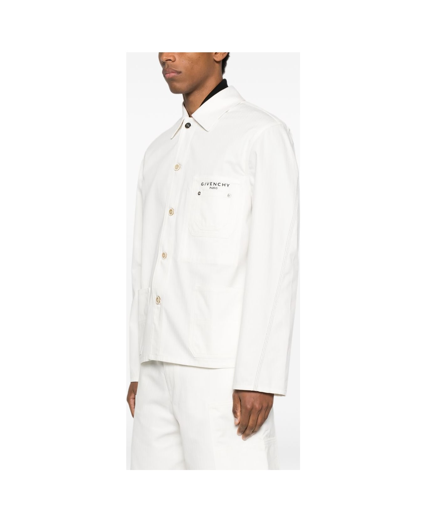 Givenchy Denim Cotton Jacket - White