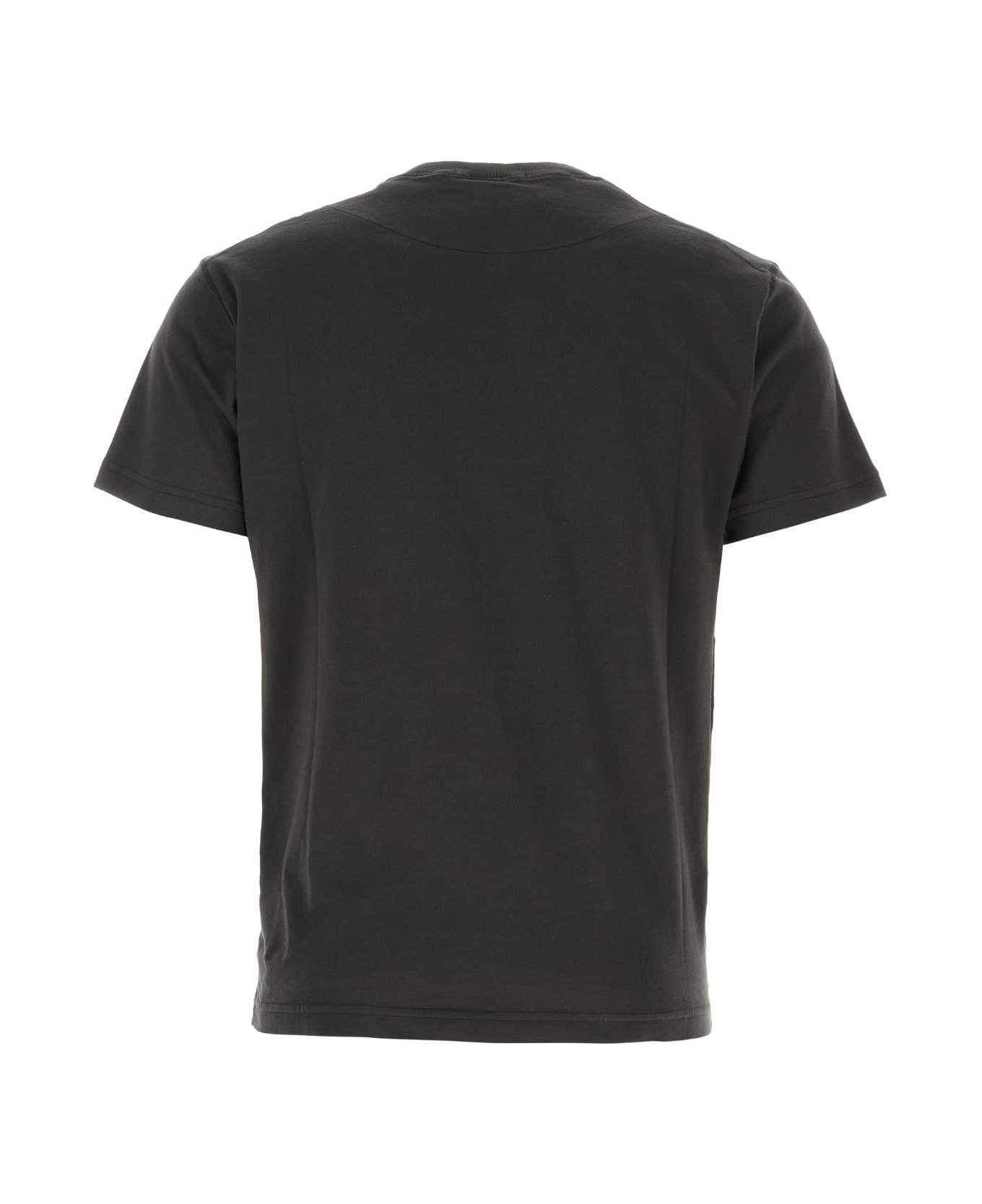 Stone Island Anthracite Cotton T-shirt - CHARCHOAL