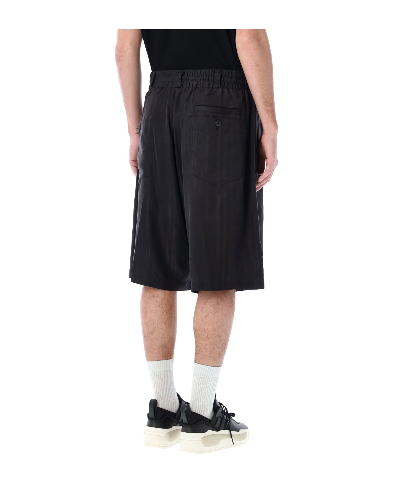 Y-3 3-stripes Shorts - BLACK ショートパンツ