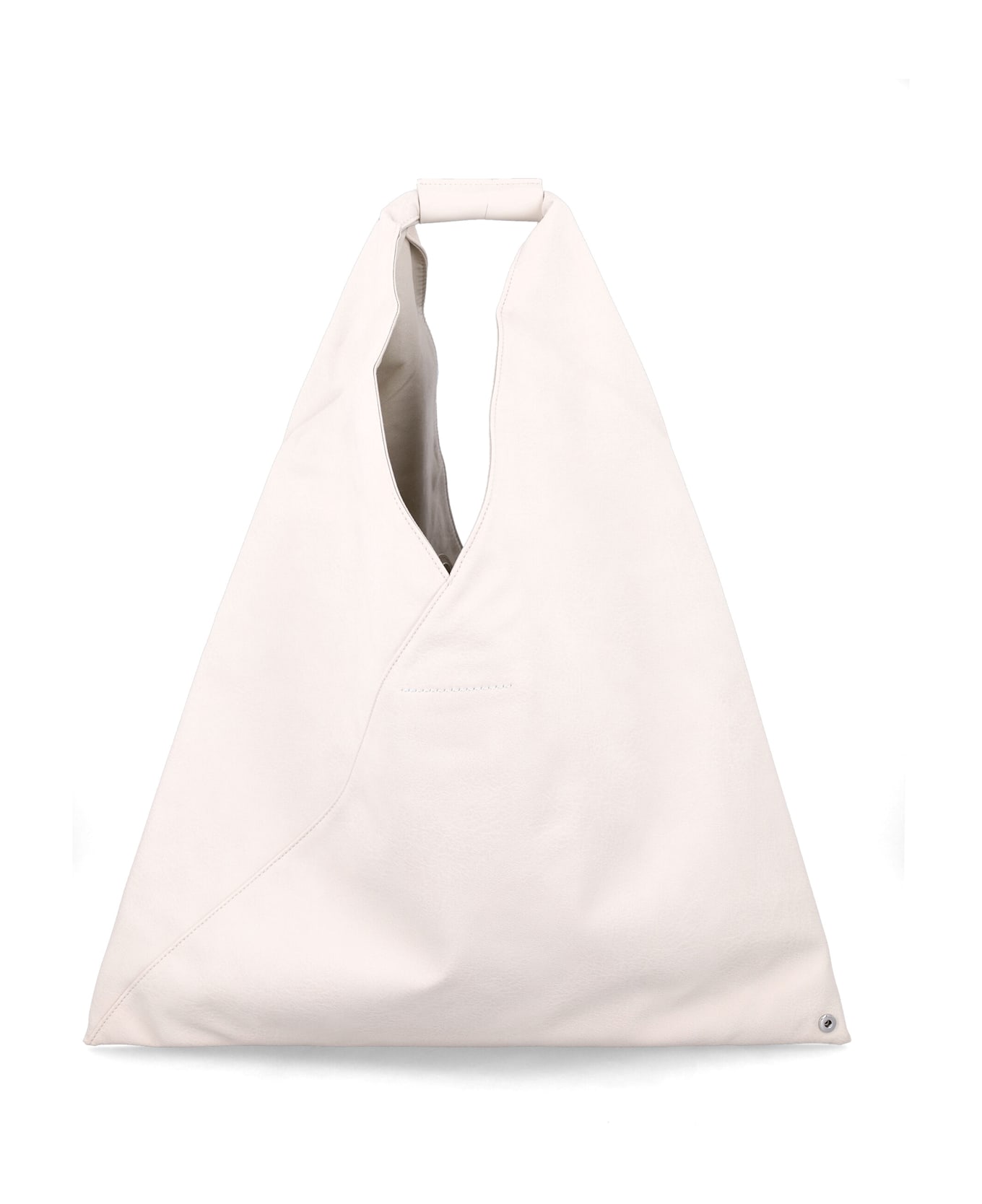 MM6 Maison Margiela Japanese Classic Leather-effect Bag - CREAM
