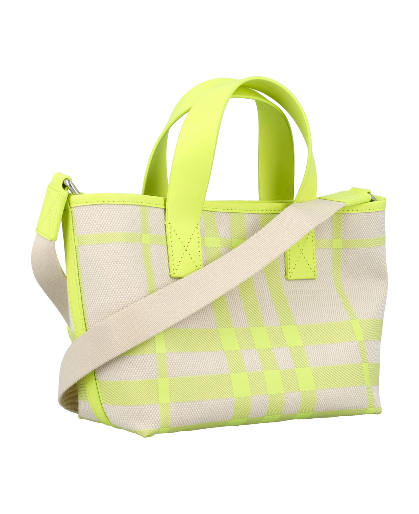 Burberry Check Tote Bag - VIVID LIME IP CHK アクセサリー＆ギフト