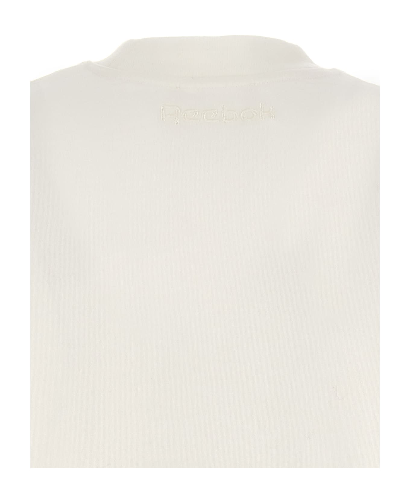 Reebok Logo Embroidery T-shirt - White