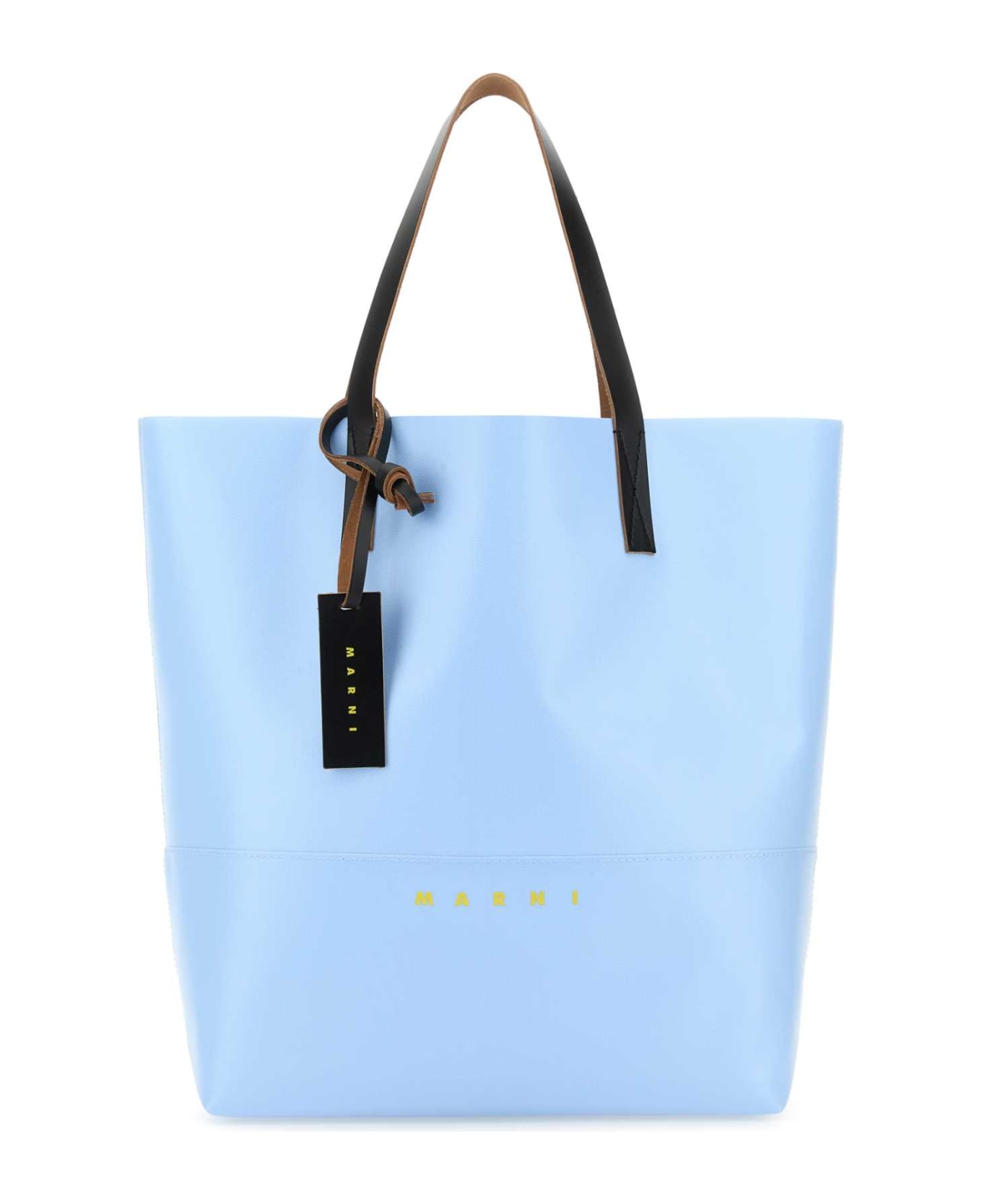 Marni Light Blue Pvc Tribeca Shopping Bag - LIGHTBLUE トートバッグ