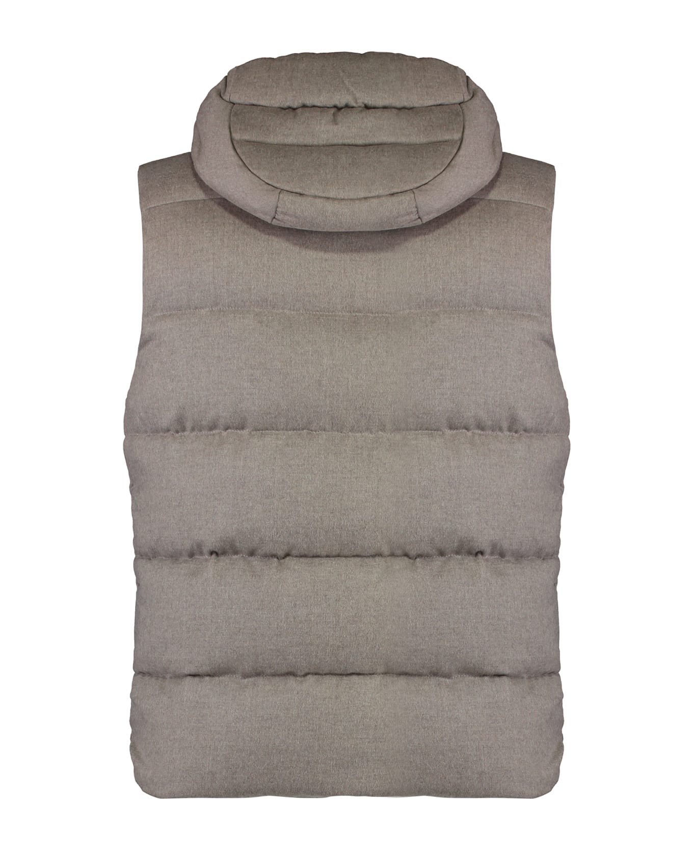 Moorer Fire Hooded Bodywarmer - Sand