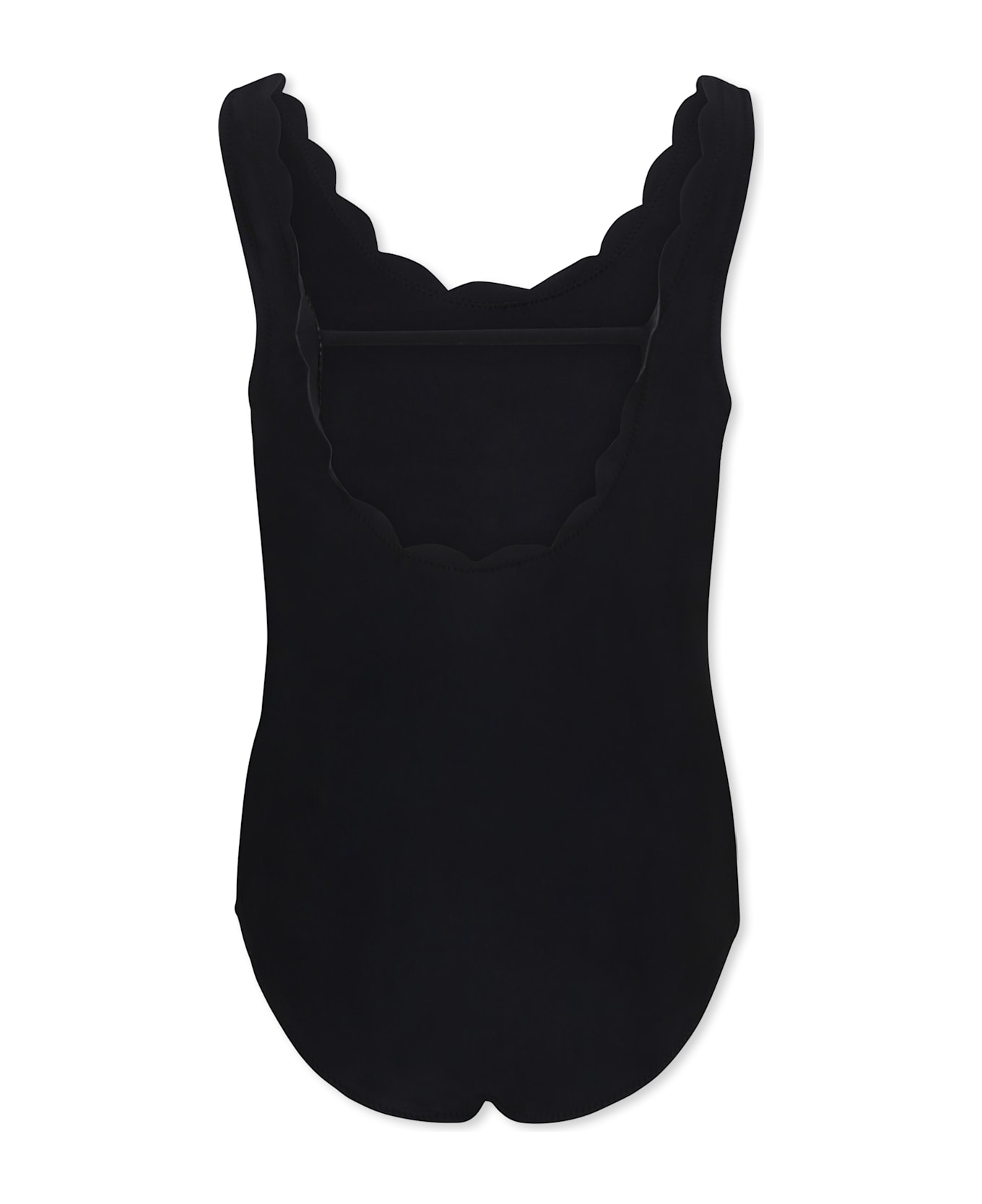 Marc Jacobs Black Swimsuit For Girl With Logo - Black
