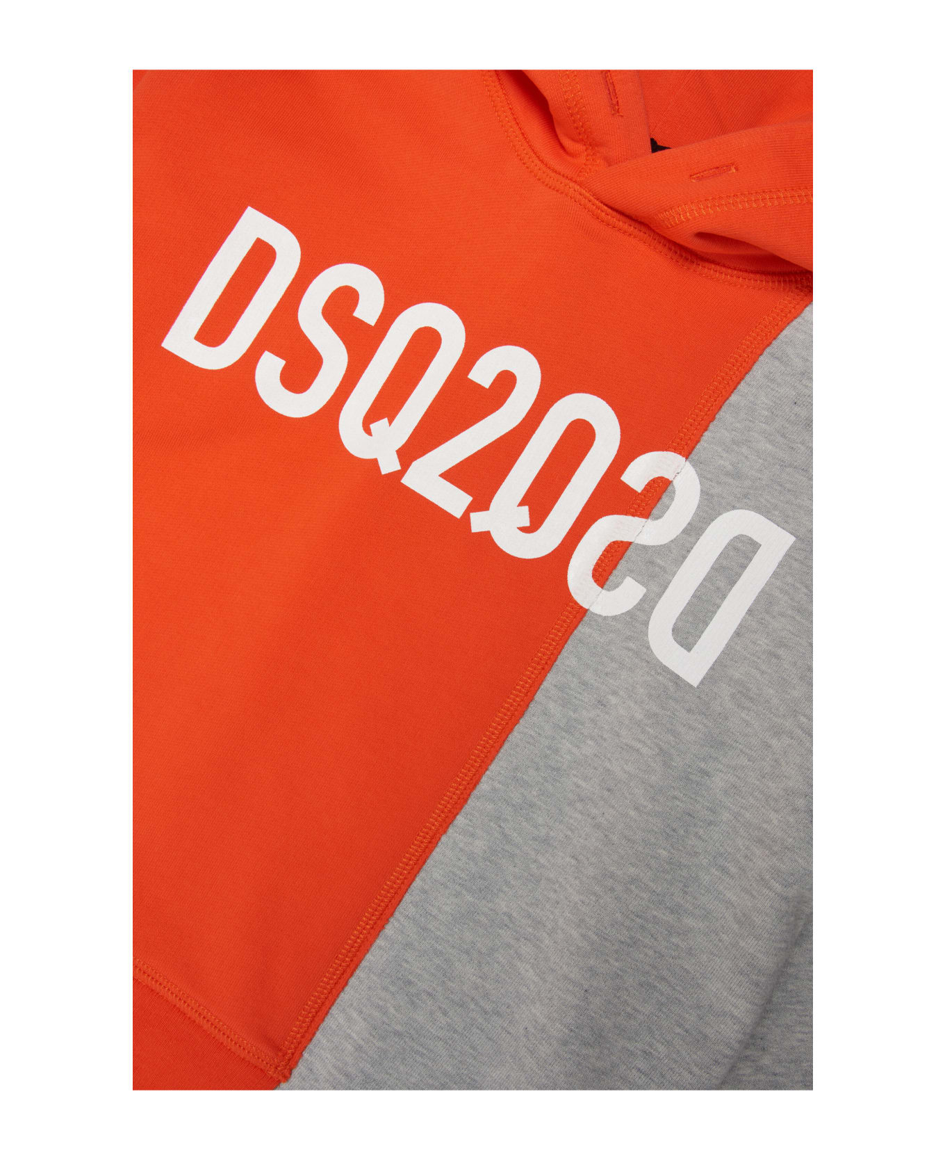 Dsquared2 D2t925u Relax T-shirt Dsquared Grey Mélange Jersey T-shirt With Logo - Grigio Tシャツ＆ポロシャツ
