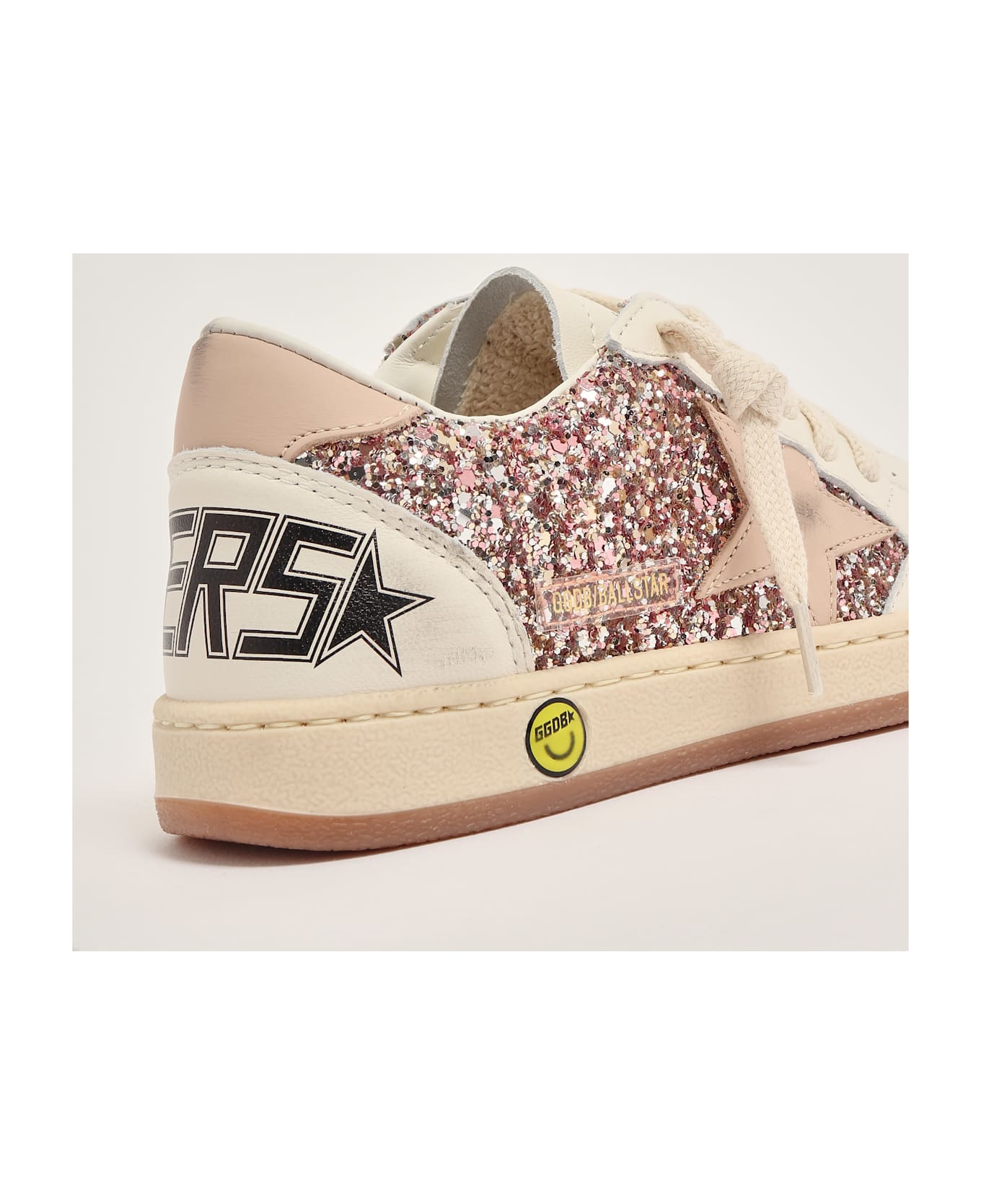 Golden Goose Ballstar Glitter Sneaker - PESCA-BIANCO