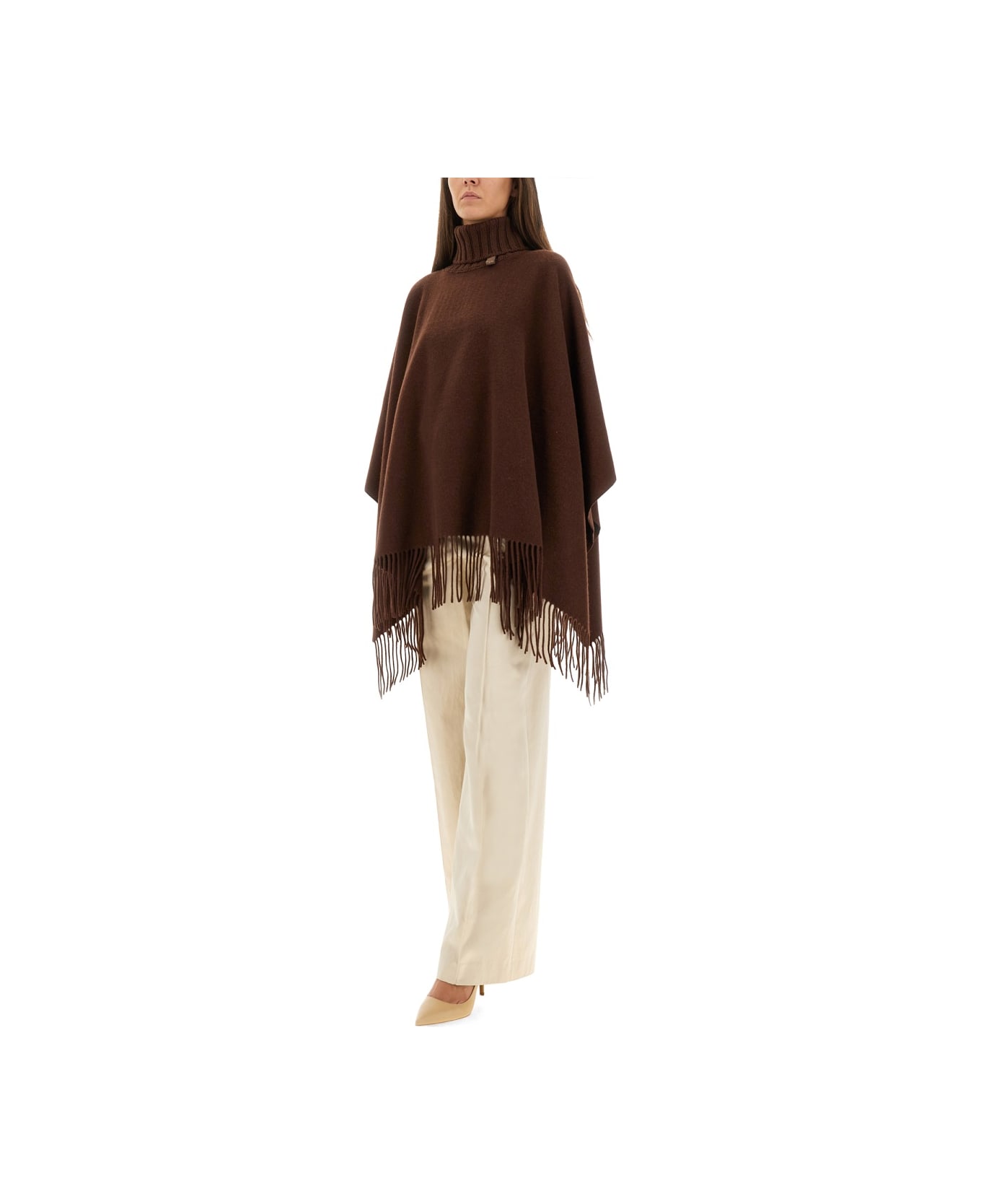 Fabiana Filippi Platinum Hood - BROWN