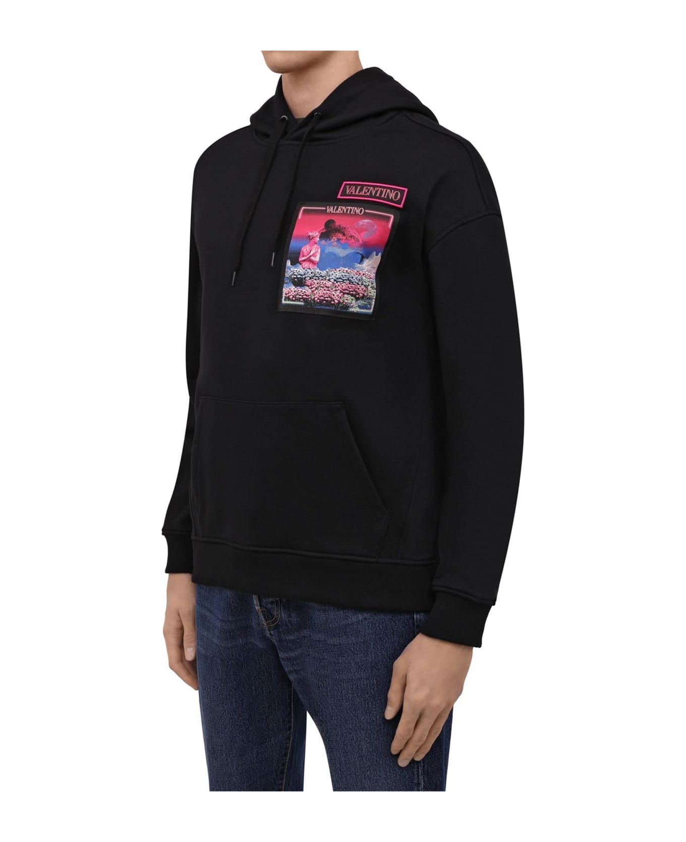Valentino Neon Universe Sweatshirt - Black