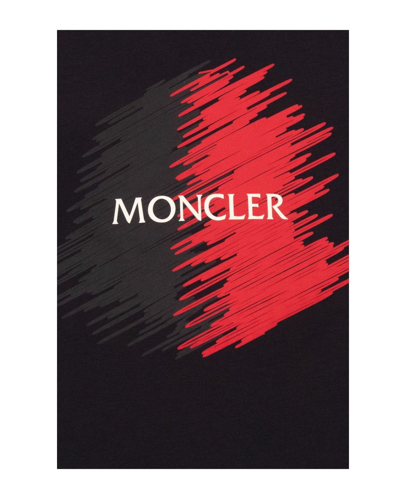 Moncler Logo Motif T-shirt - Blue