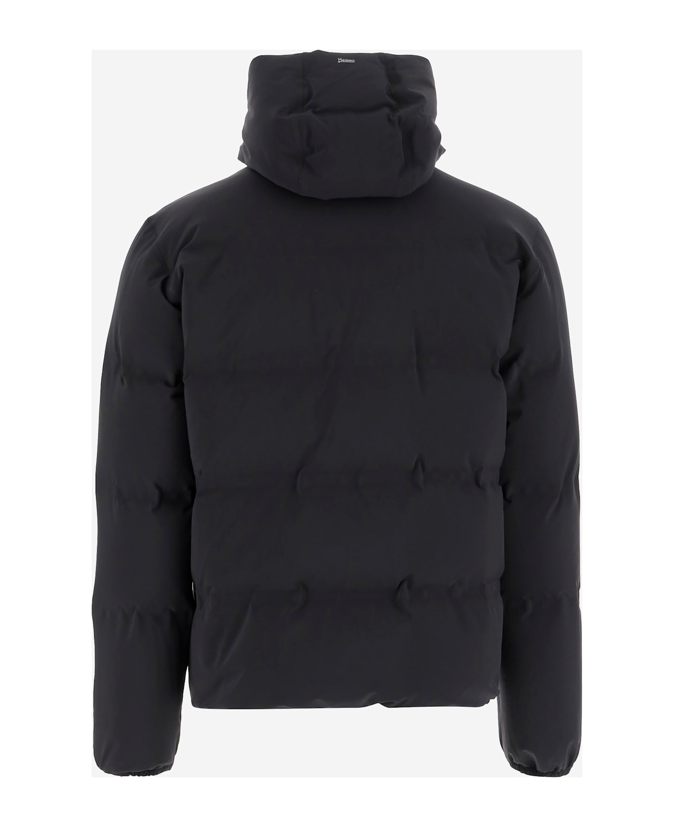 Herno Stretch Nylon Down Jacket - Black