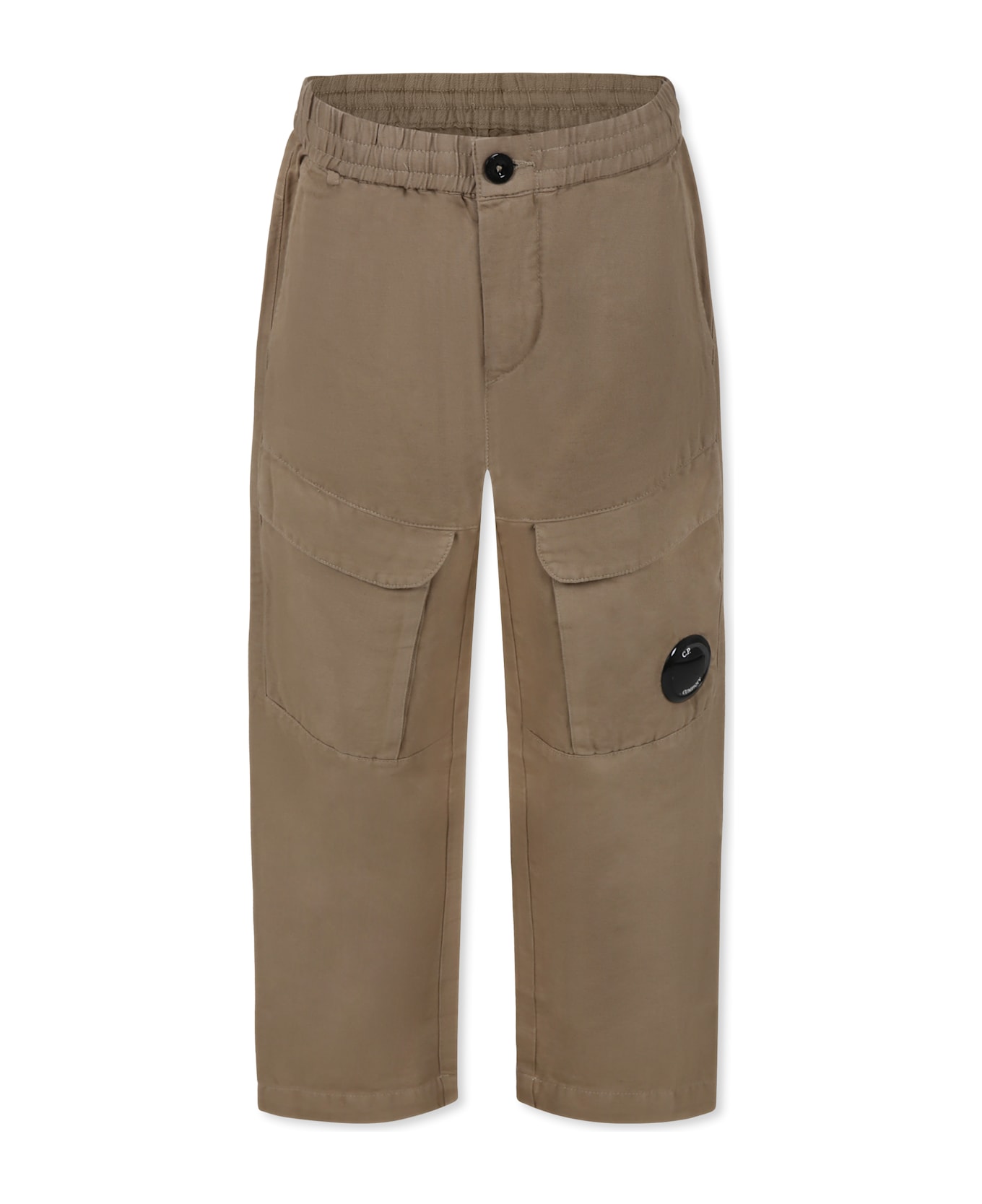 C.P. Company Undersixteen Beige Trousers For Boy - Beige