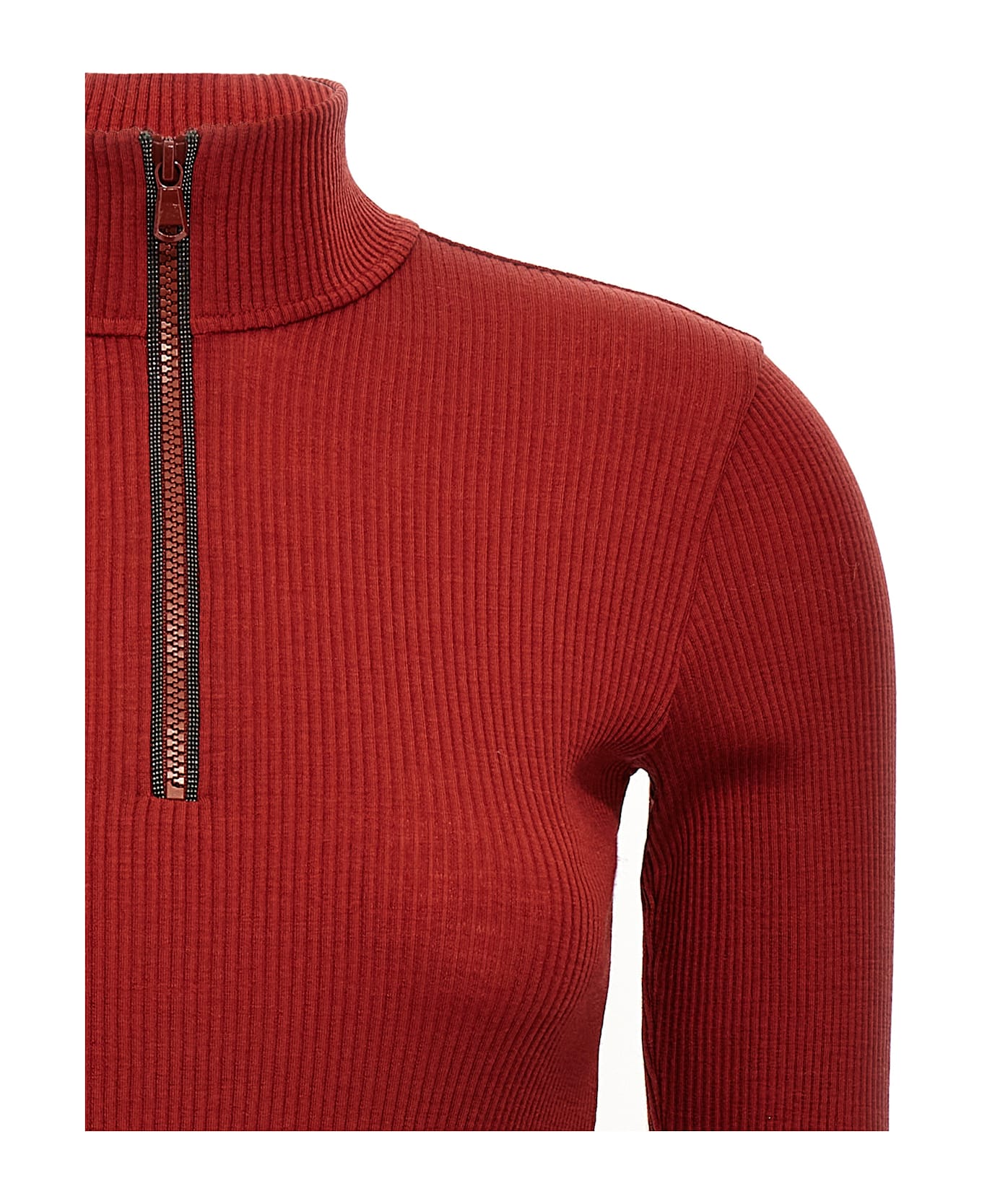 Brunello Cucinelli 'monile' Turtleneck Sweater - Red