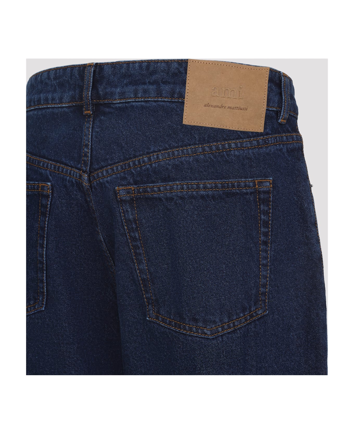 Ami Alexandre Mattiussi Large Fit Jeans - Anthracite