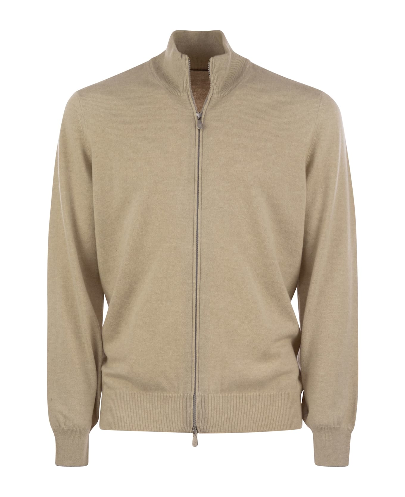 Brunello Cucinelli Cardigan Zip Avena - Oat