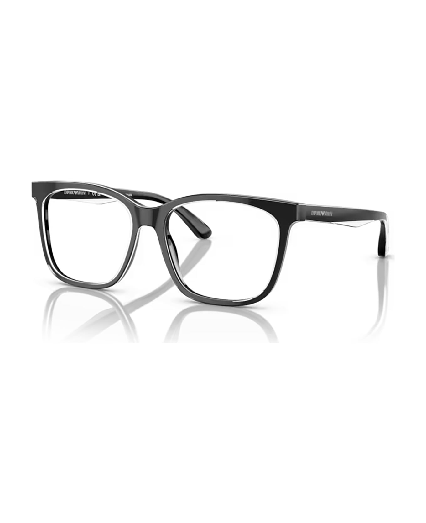 Emporio Armani Ea3228 Shiny Black / Top Crystal Glasses - Shiny Black / Top Crystal アイウェア