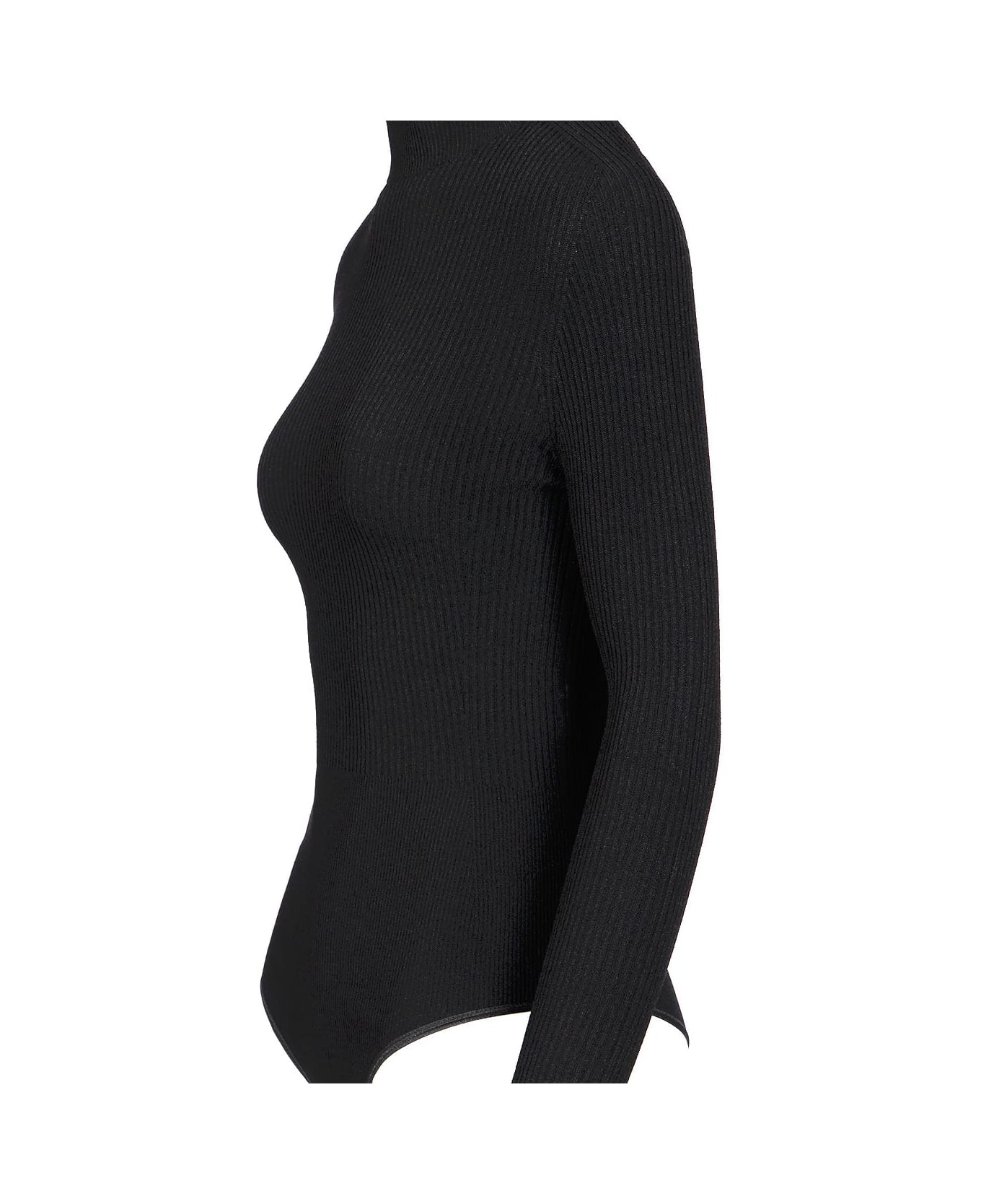 Alaia Long-sleeved Bodysuit - Black