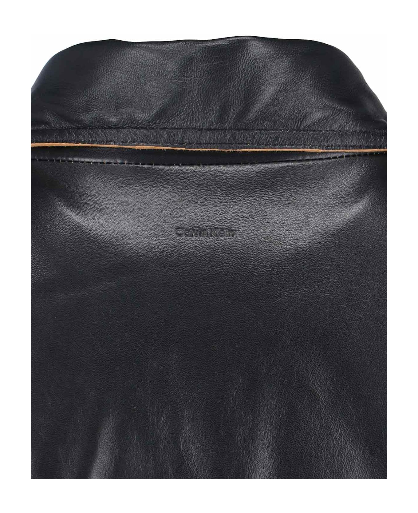 Calvin Klein Sheep Skin Jacket - Black  