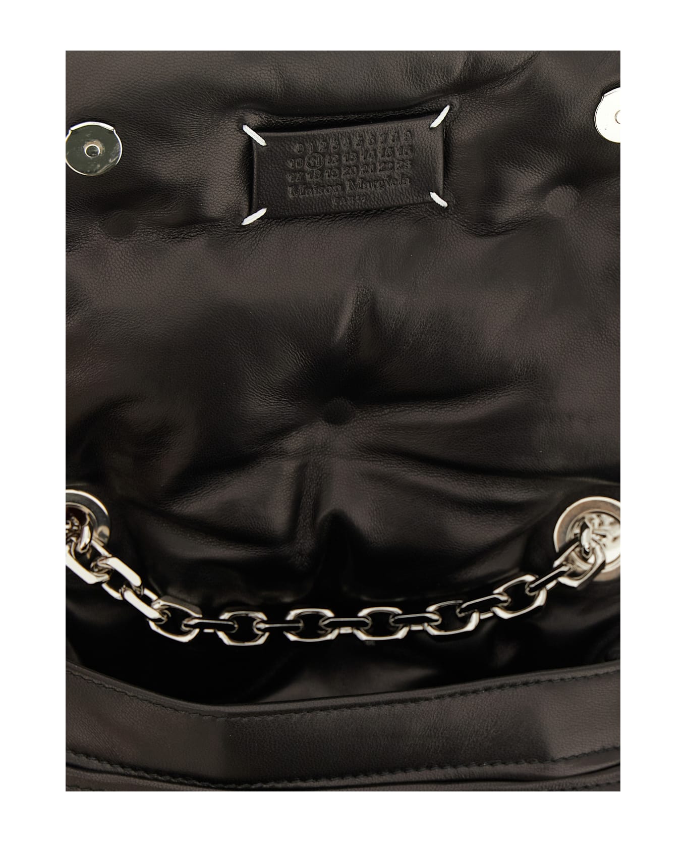 Maison Margiela 'glam Slam Flap' Shoulder Bag - Black  