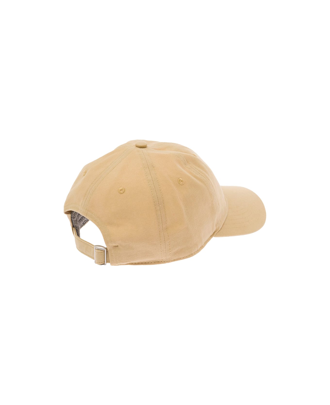 The North Face Beige Baseball Cap With Tonal Logo Embroidery In Cotton Man - Beige