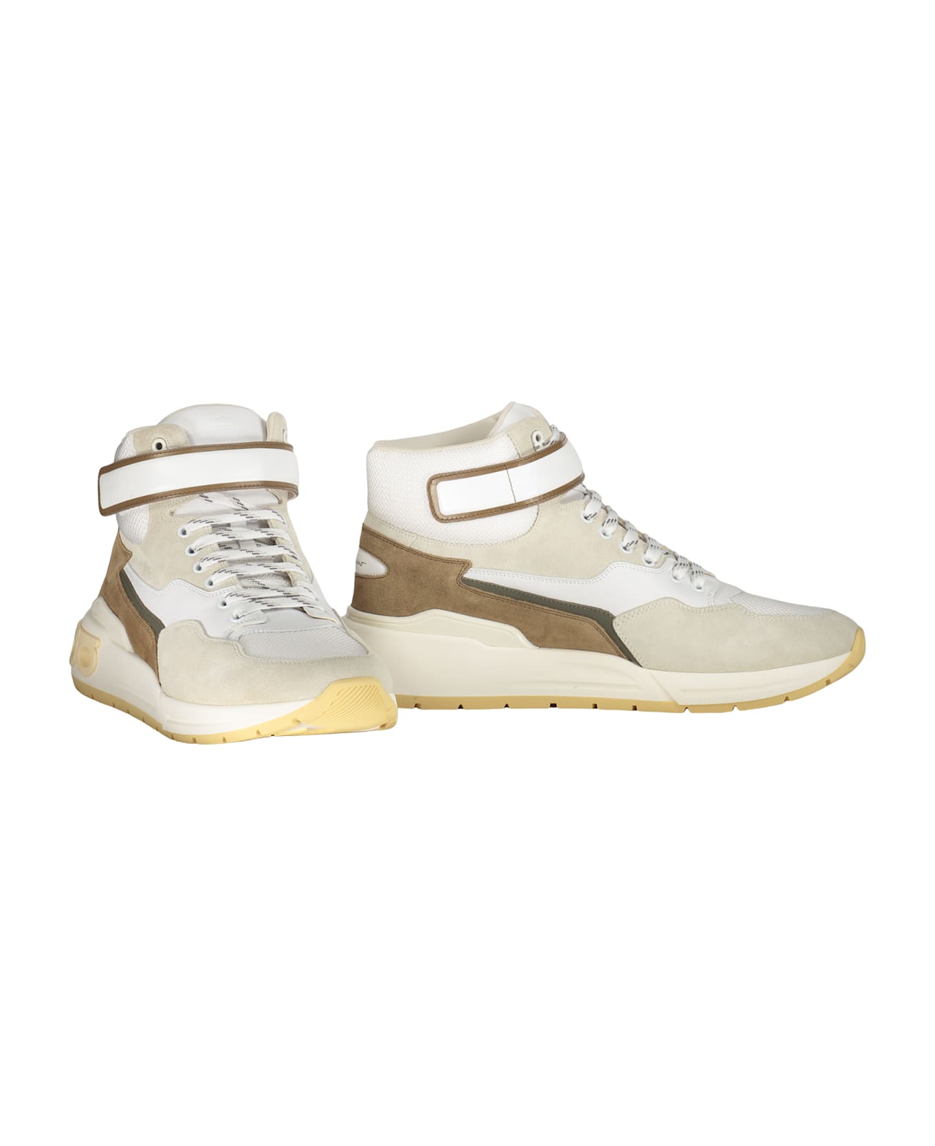 Ferragamo High-top Sneakers - Ivory