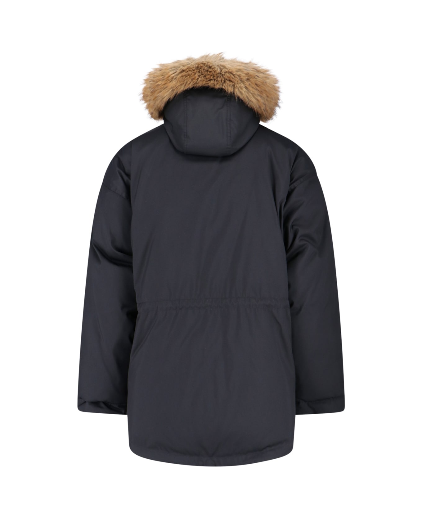 Balenciaga Logo Reversible Down Jacket - Black  