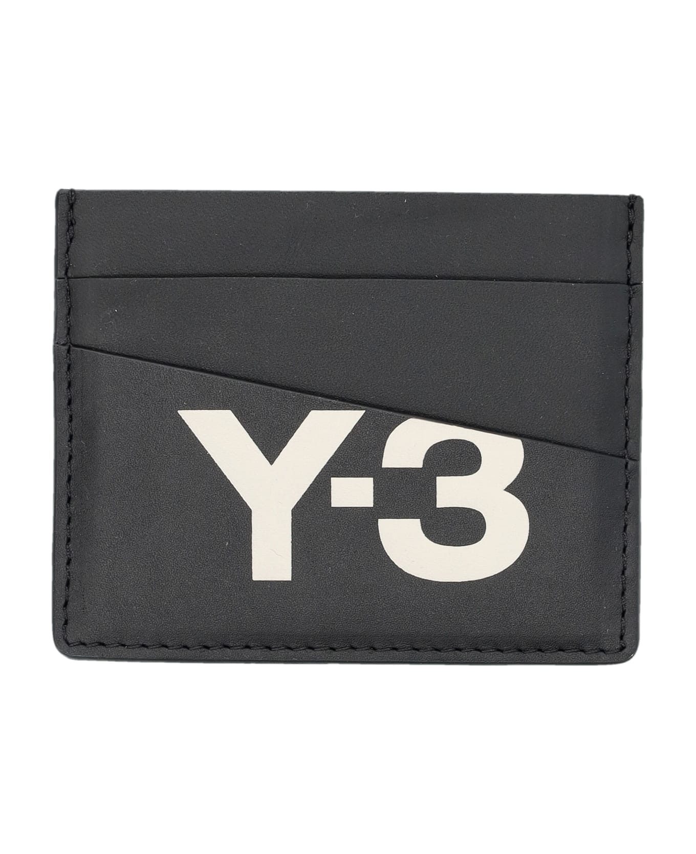 Y-3 Printed Logo Cardholder - BLACK