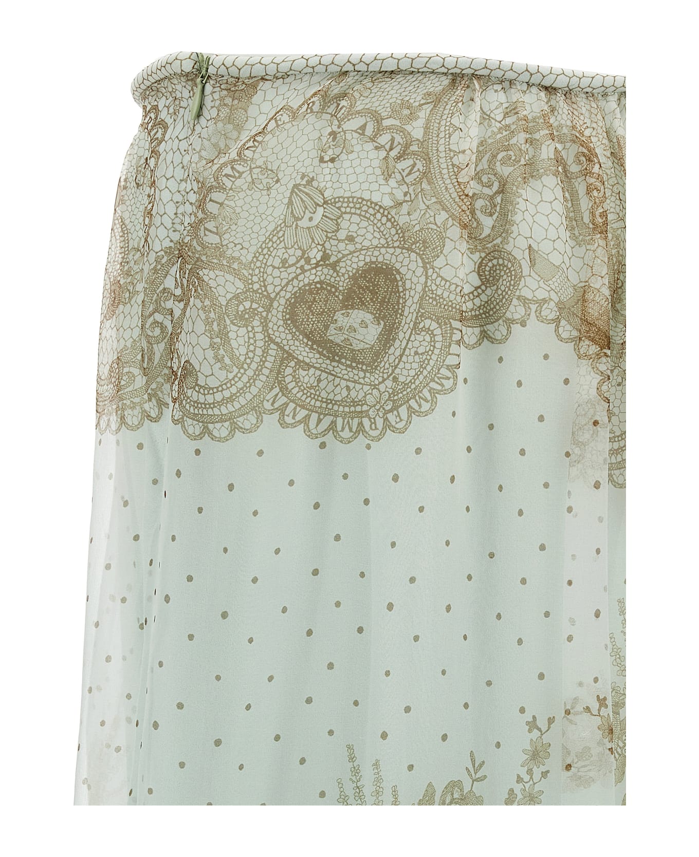 Zimmermann 
crush Flutter Maxi
 Skirt - Green
