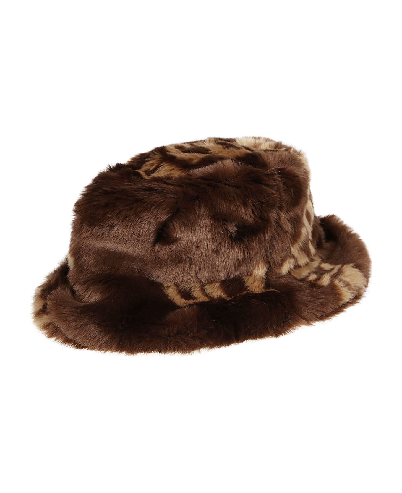 GCDS Fur Fisherman Hat