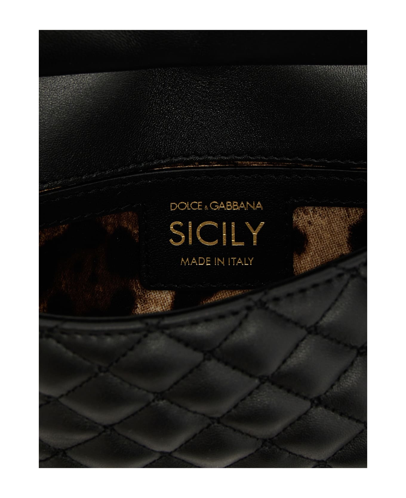 Dolce & Gabbana 'sicily' Small Handbag - Black  