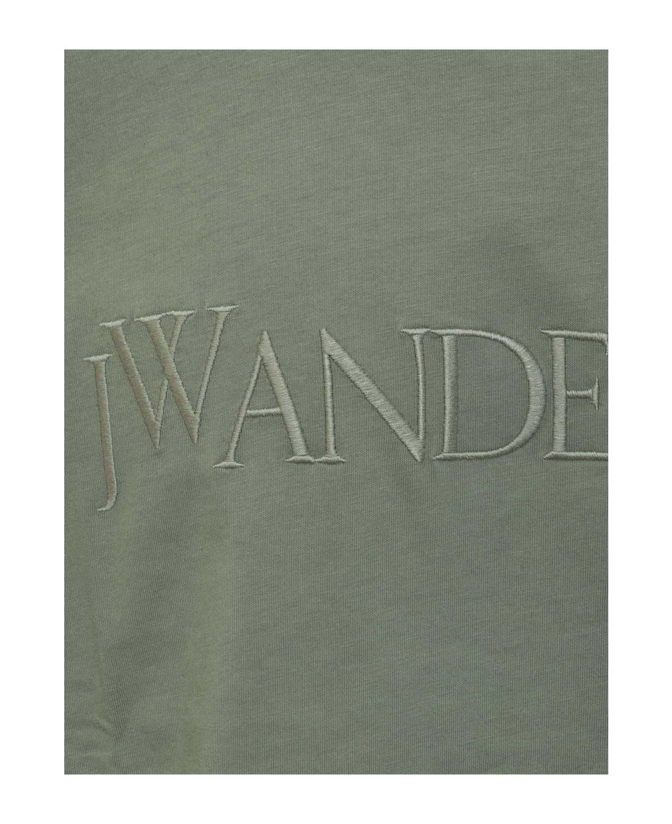 J.W. Anderson Logo Emboridery T-shirt - GREEN