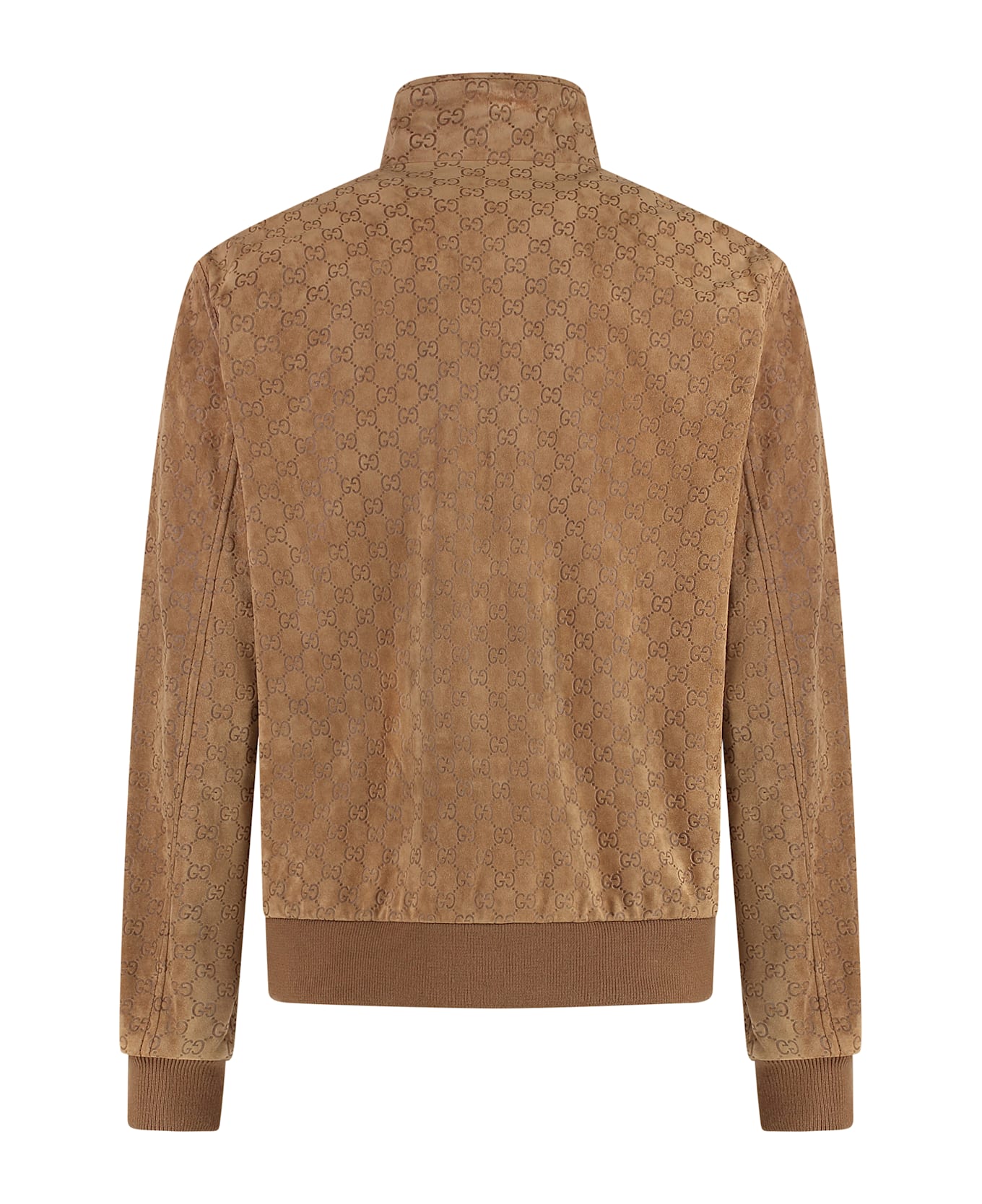 Gucci Suede Jacket - brown