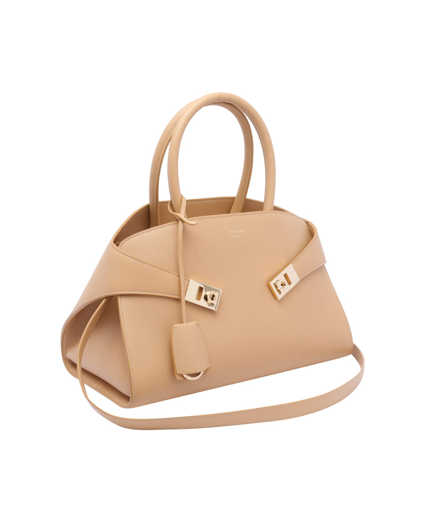 Ferragamo Small Hug Handbag - Beige