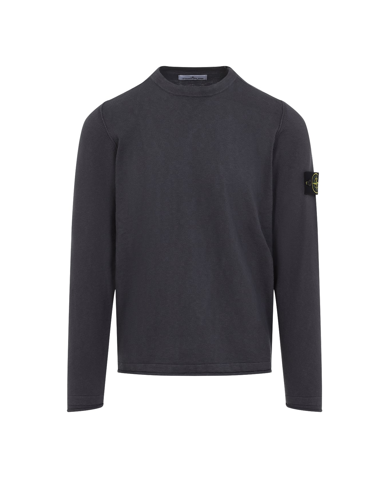 Stone Island Crew Neck Pullover - Grey ニットウェア