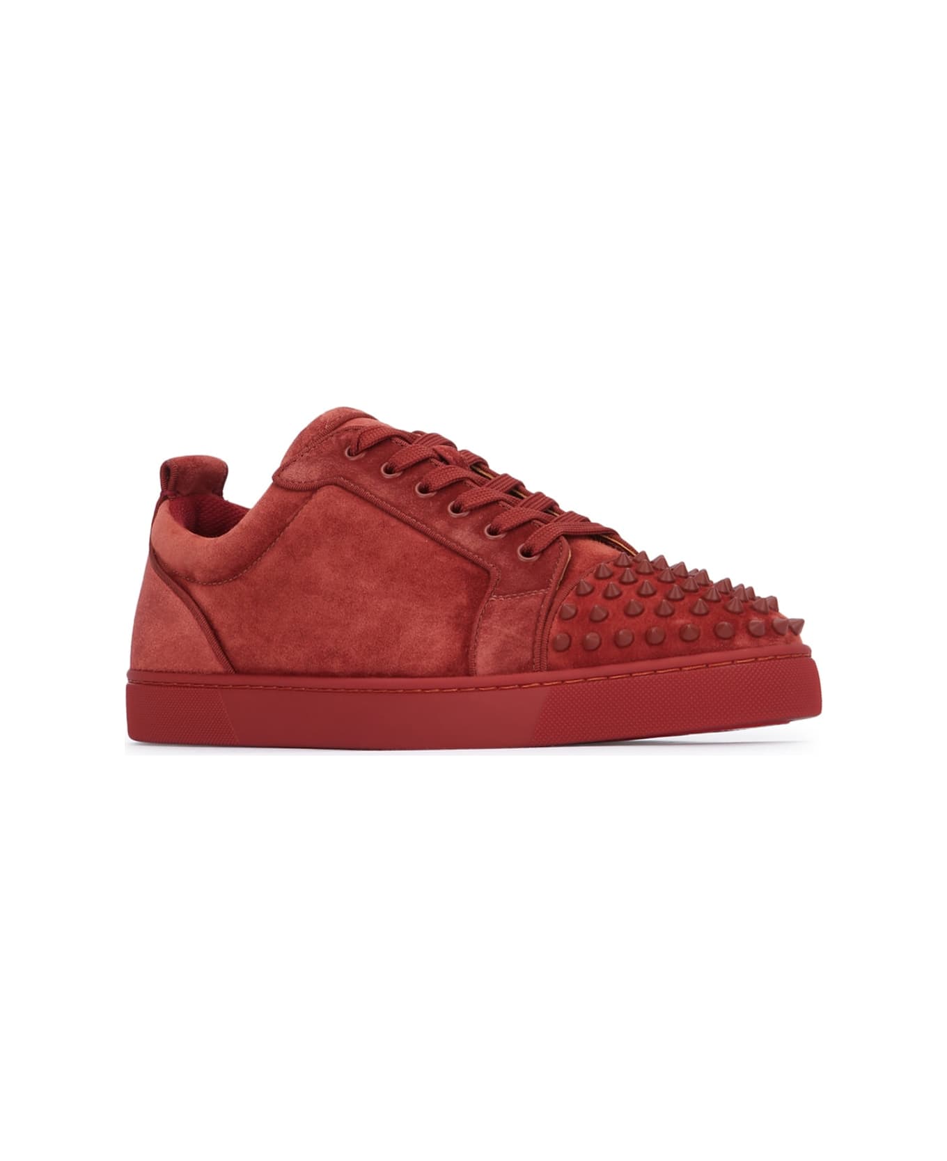 Christian Louboutin Louis Junior Spikes Orlato Sneakers - Brownie/brownie Mat