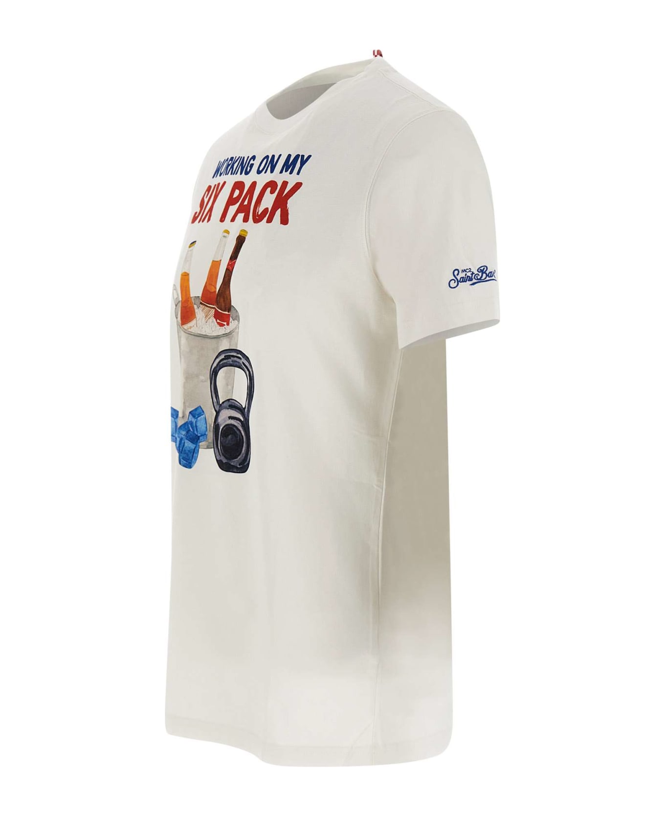 MC2 Saint Barth "six Pack" Cotton T-shirt - WHITE シャツ