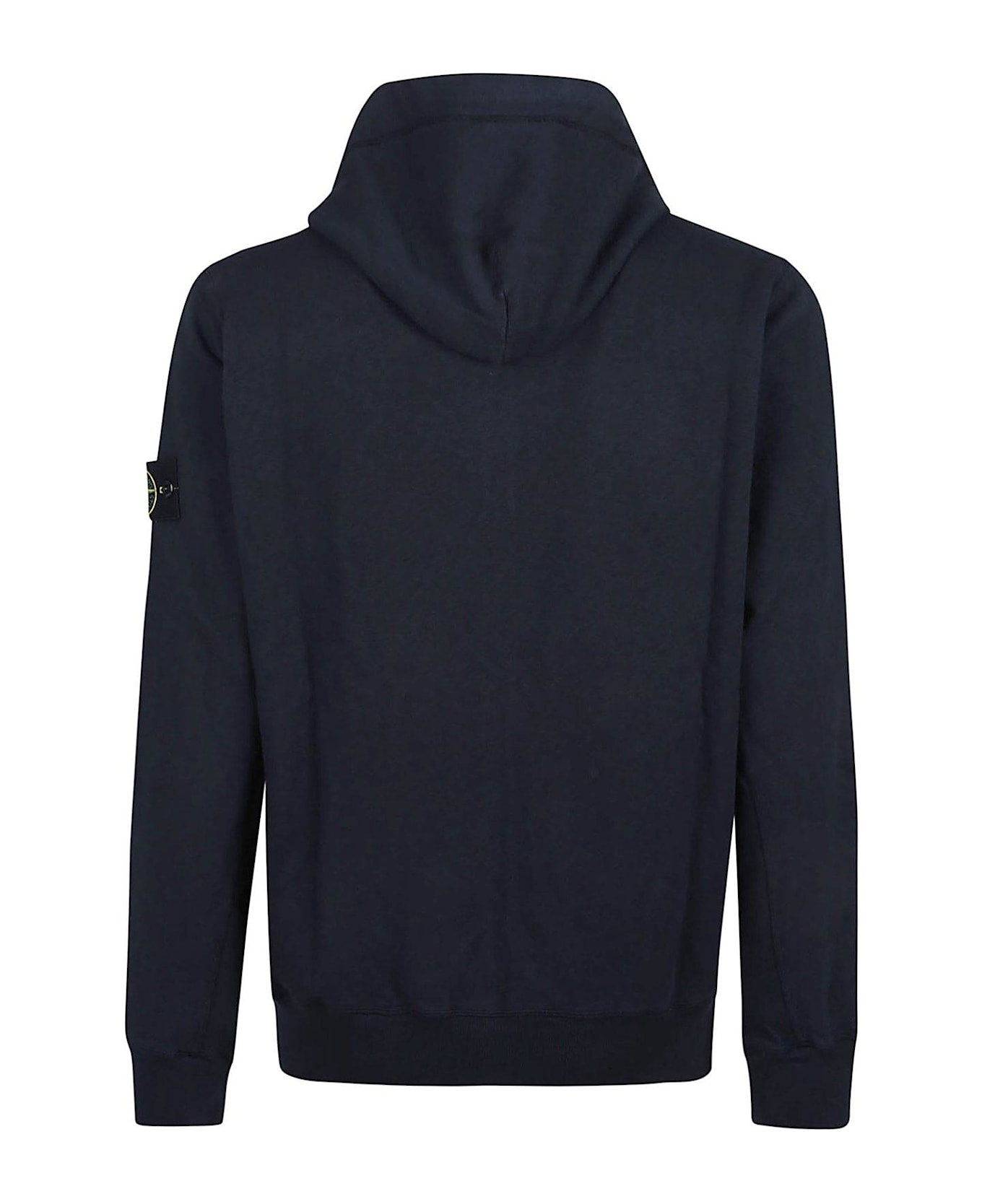 Stone Island Zip-up Hooded Jacket - Blue